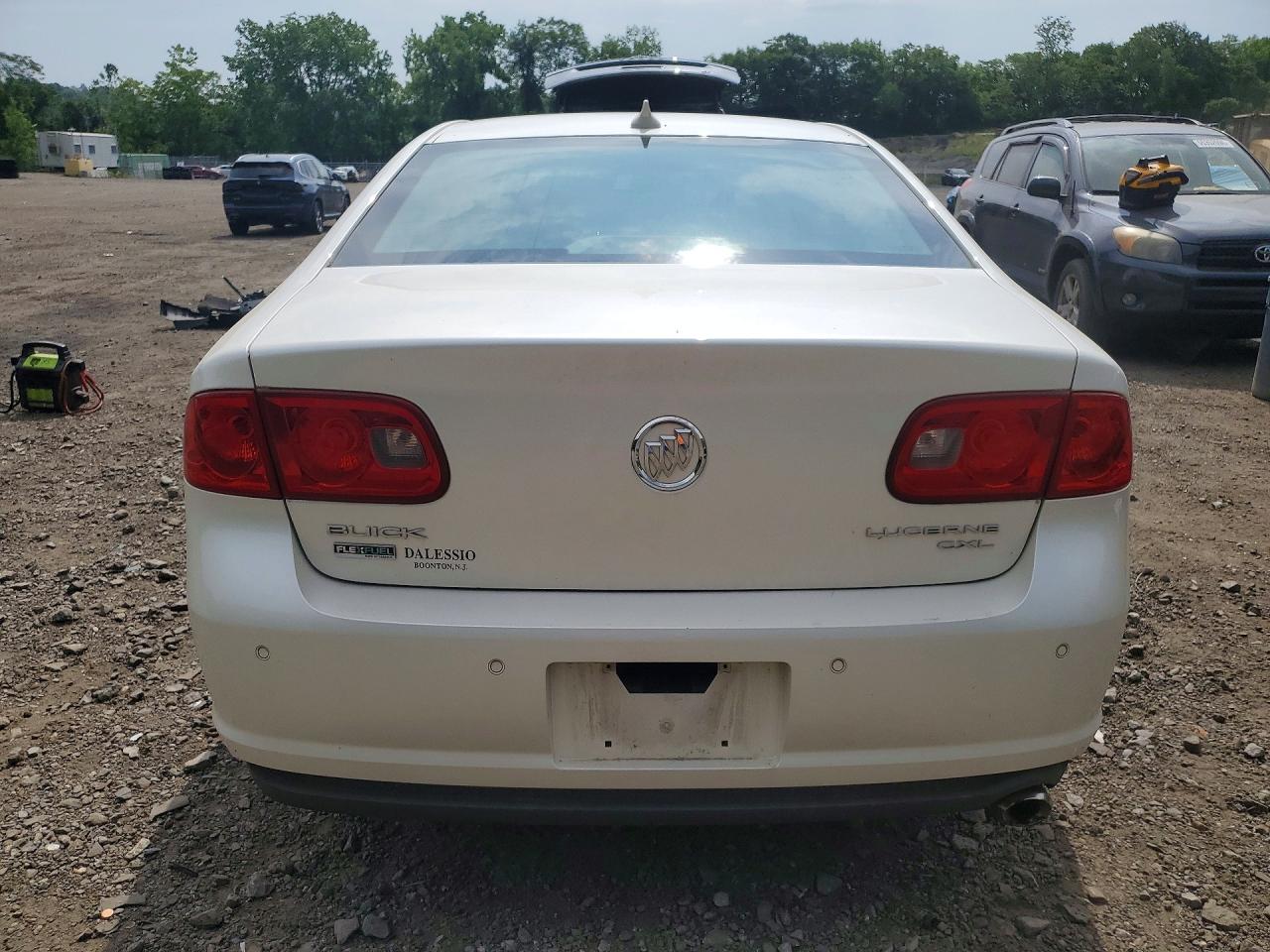 2011 Buick Lucerne Cxl White vin: 1G4HC5EM0BU109651