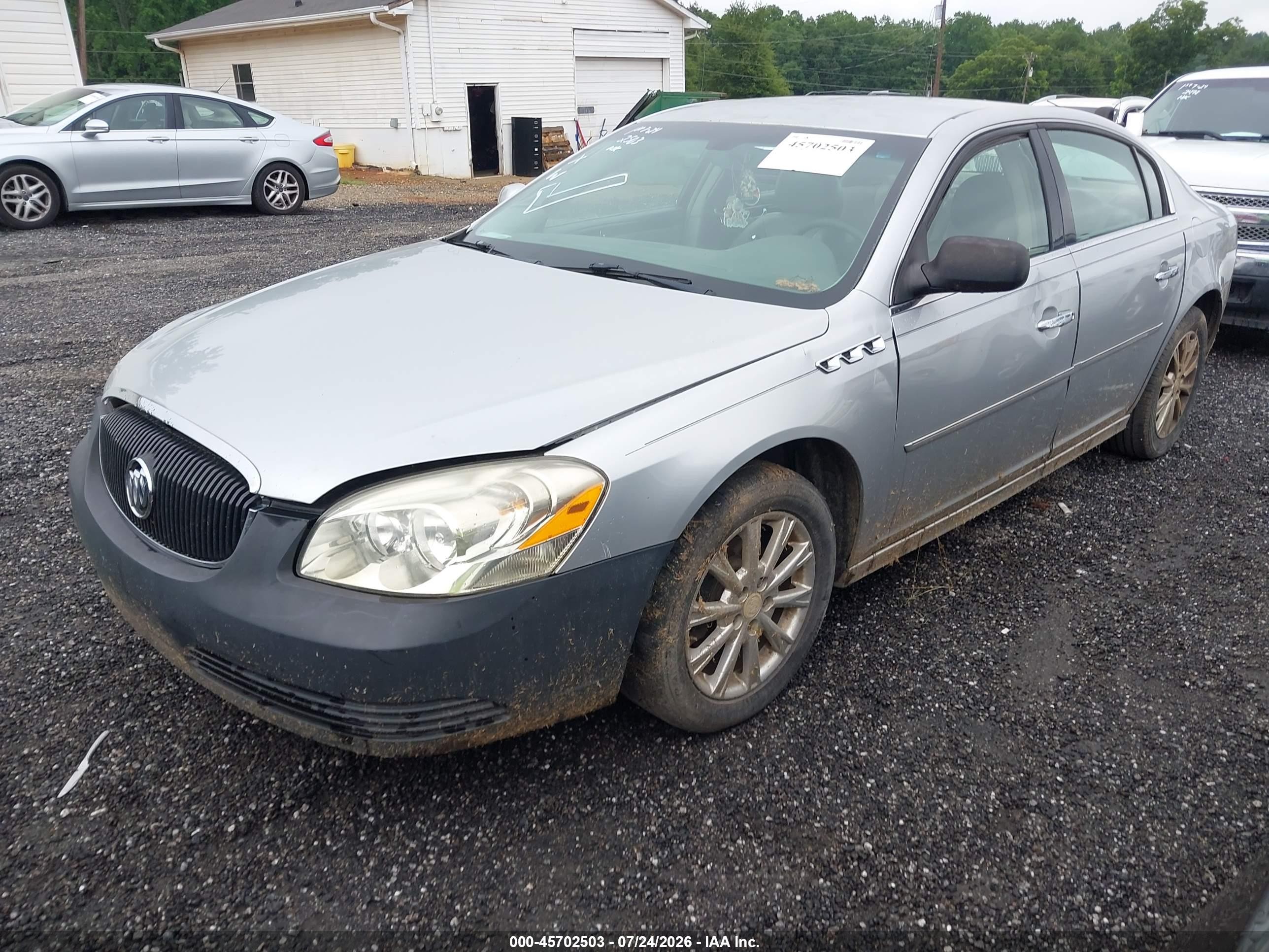2011 Buick Lucerne Cxl Silver vin: 1G4HC5EM1BU124935
