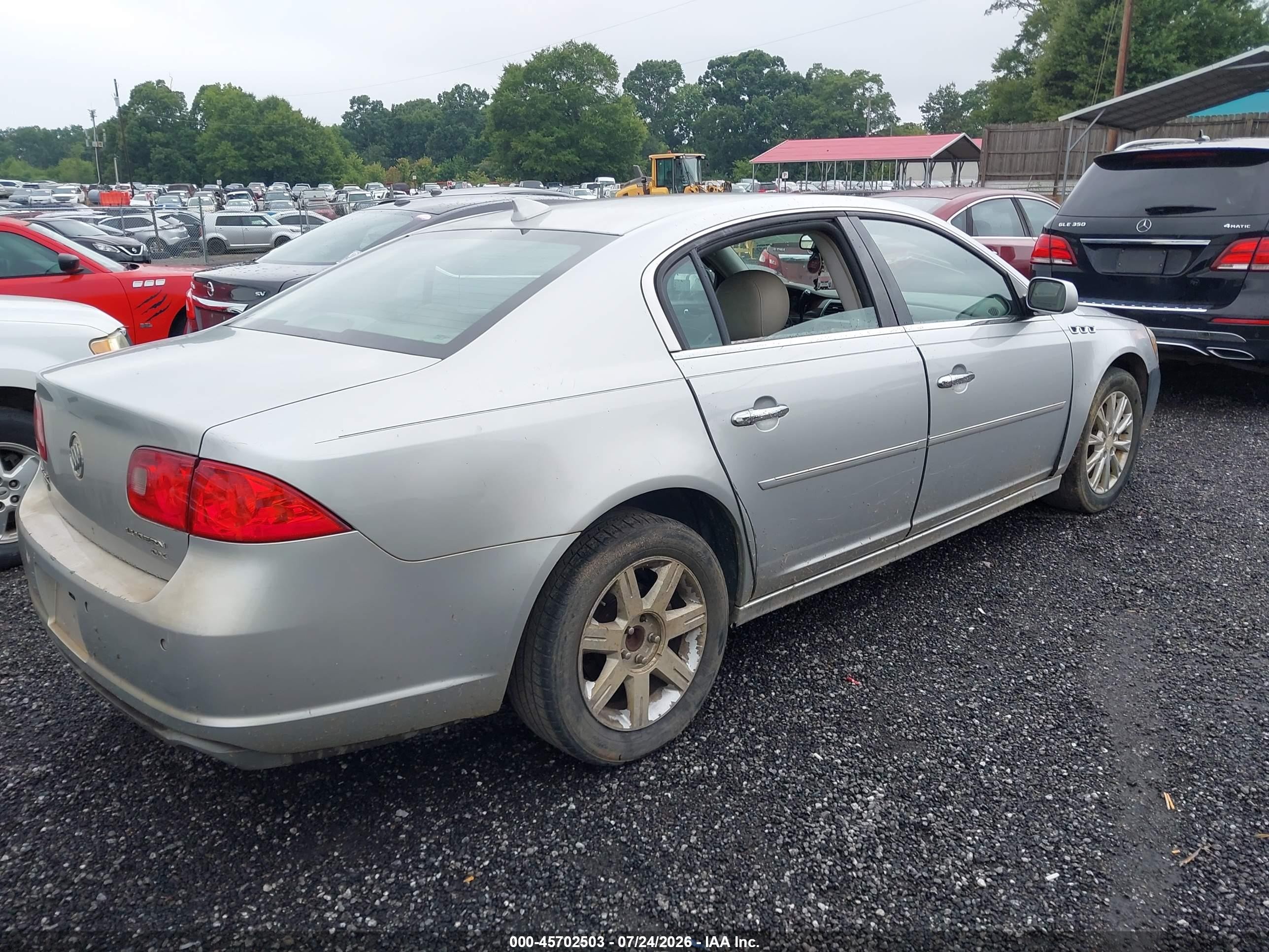 2011 Buick Lucerne Cxl Silver vin: 1G4HC5EM1BU124935