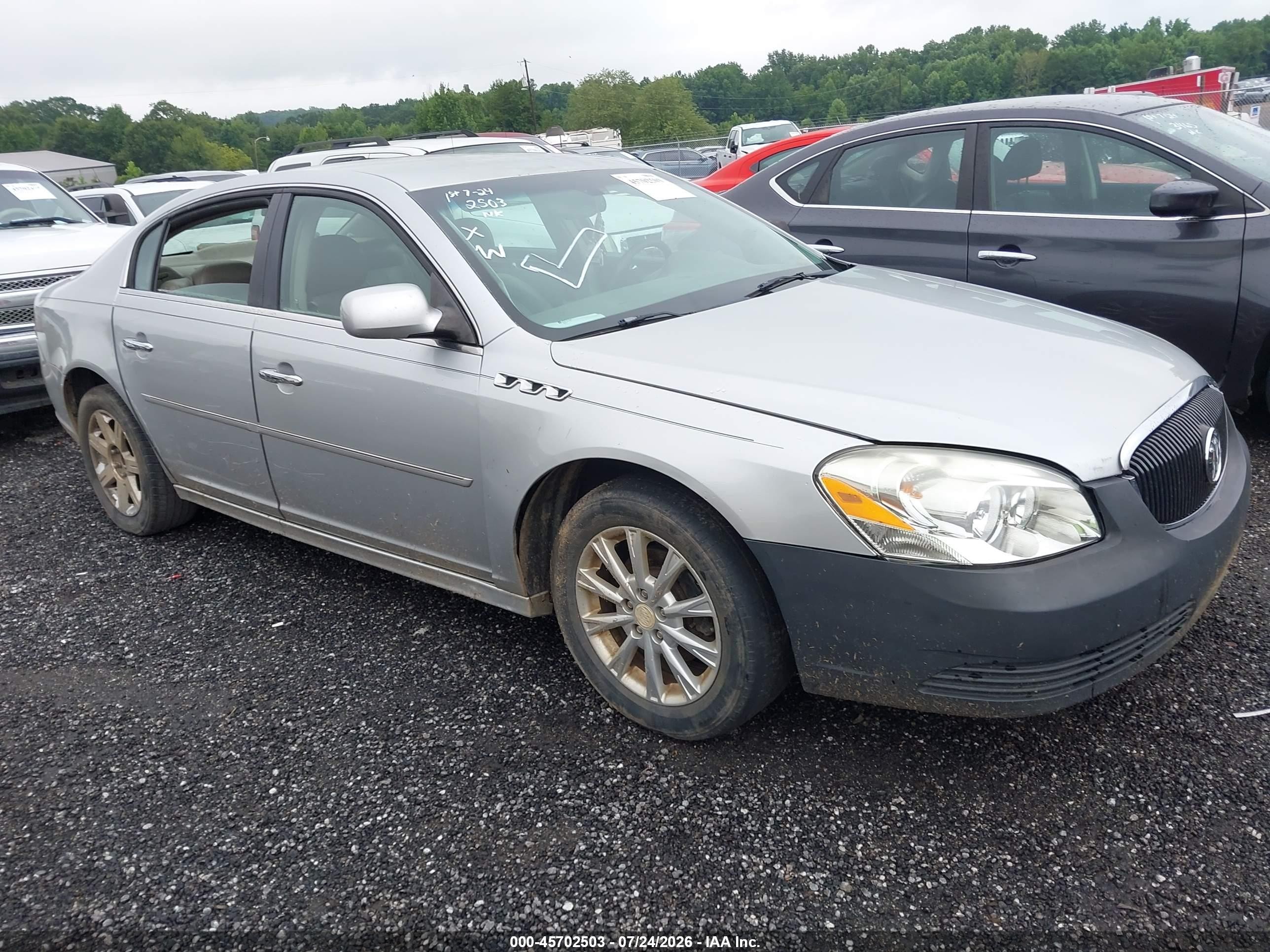 2011 Buick Lucerne Cxl Silver vin: 1G4HC5EM1BU124935