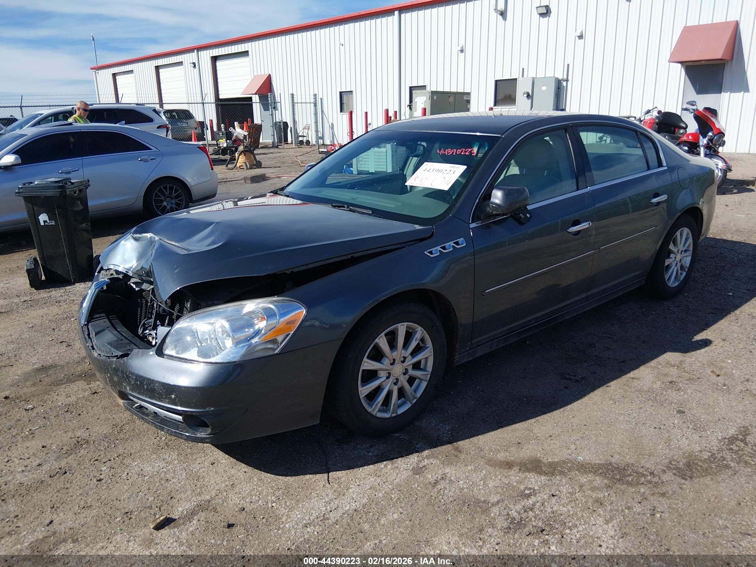 2011 Buick Lucerne Cxl Gray vin: 1G4HC5EM1BU151357