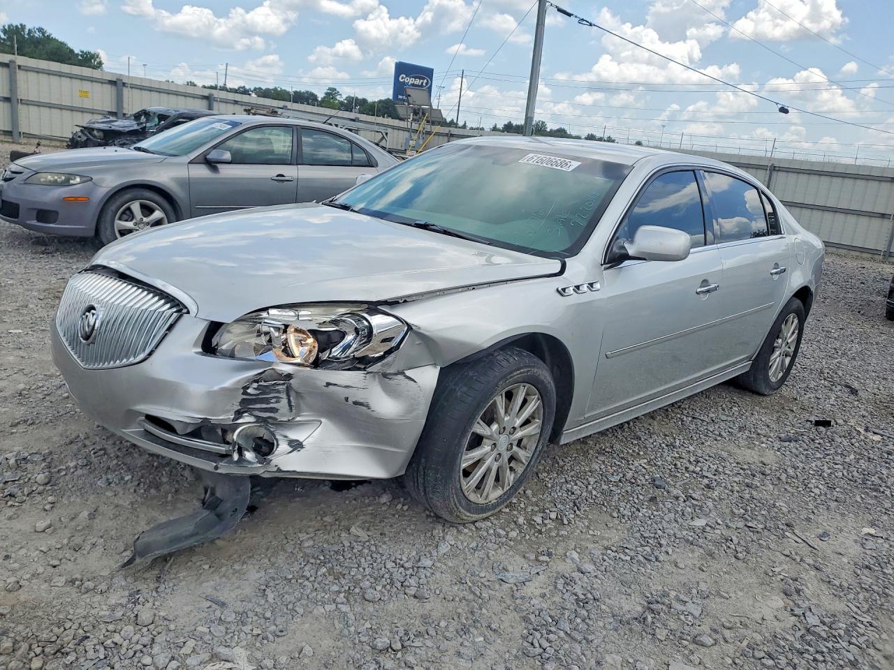 2010 Buick Lucerne Cxl Silver vin: 1G4HC5EM2AU122545