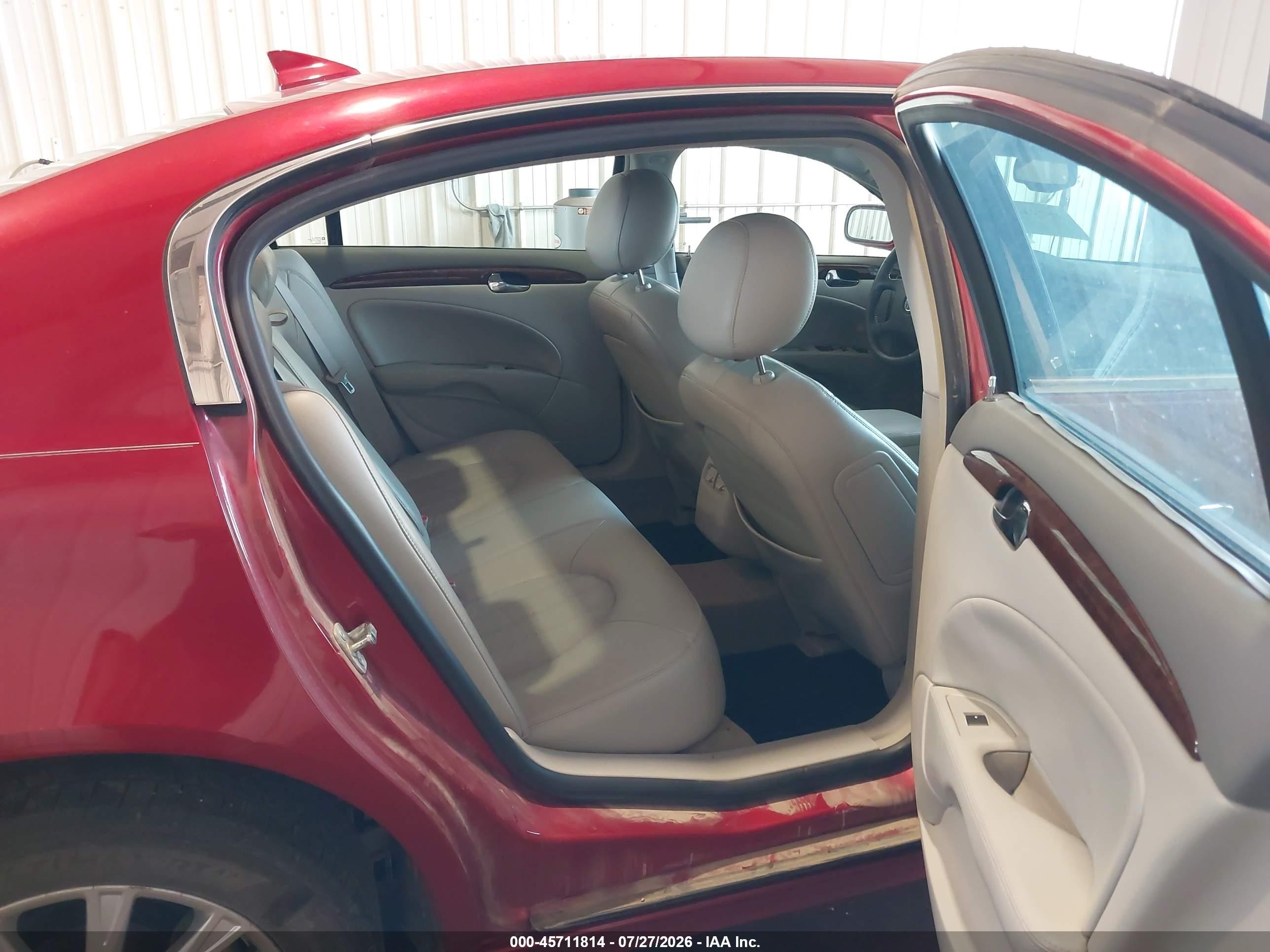 2011 Buick Lucerne Cxl Maroon vin: 1G4HC5EM2BU103222
