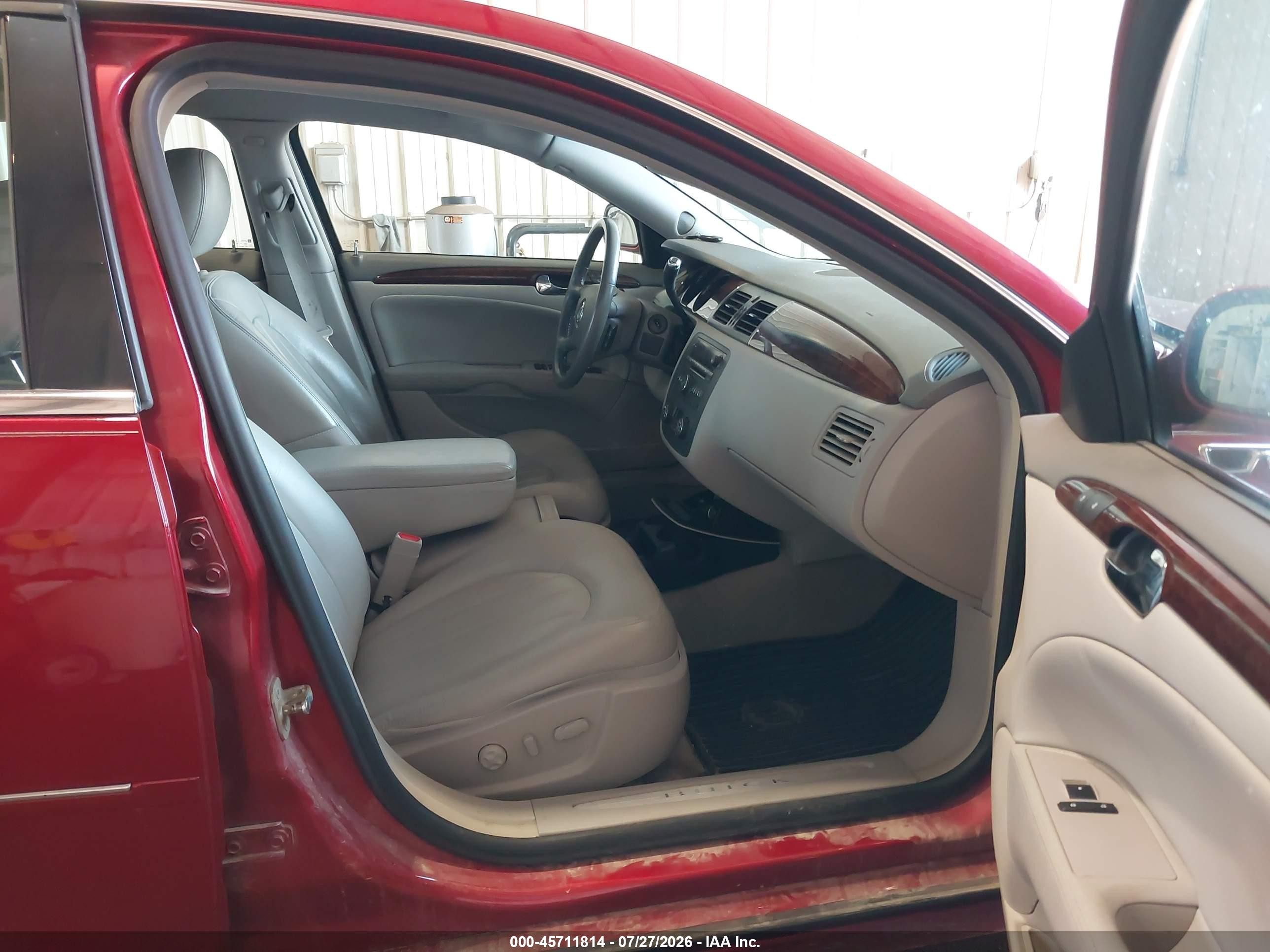 2011 Buick Lucerne Cxl Maroon vin: 1G4HC5EM2BU103222