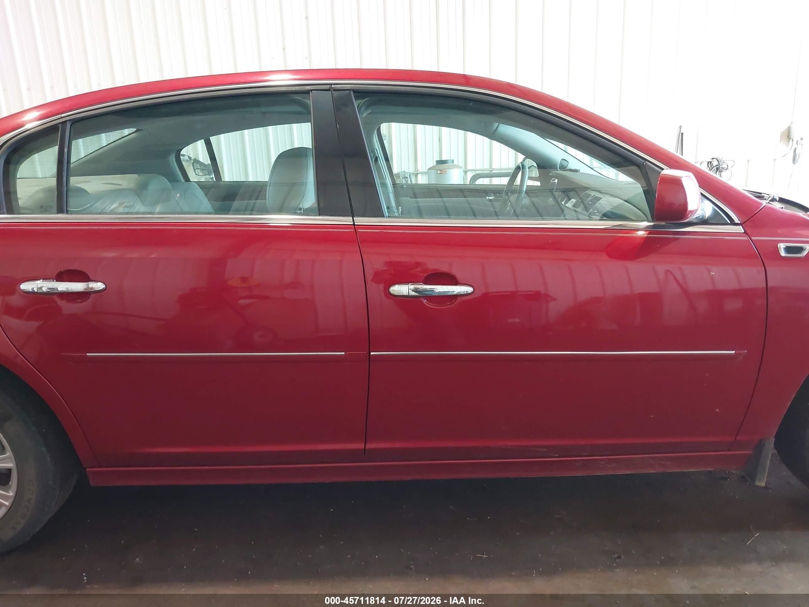 2011 Buick Lucerne Cxl Maroon vin: 1G4HC5EM2BU103222
