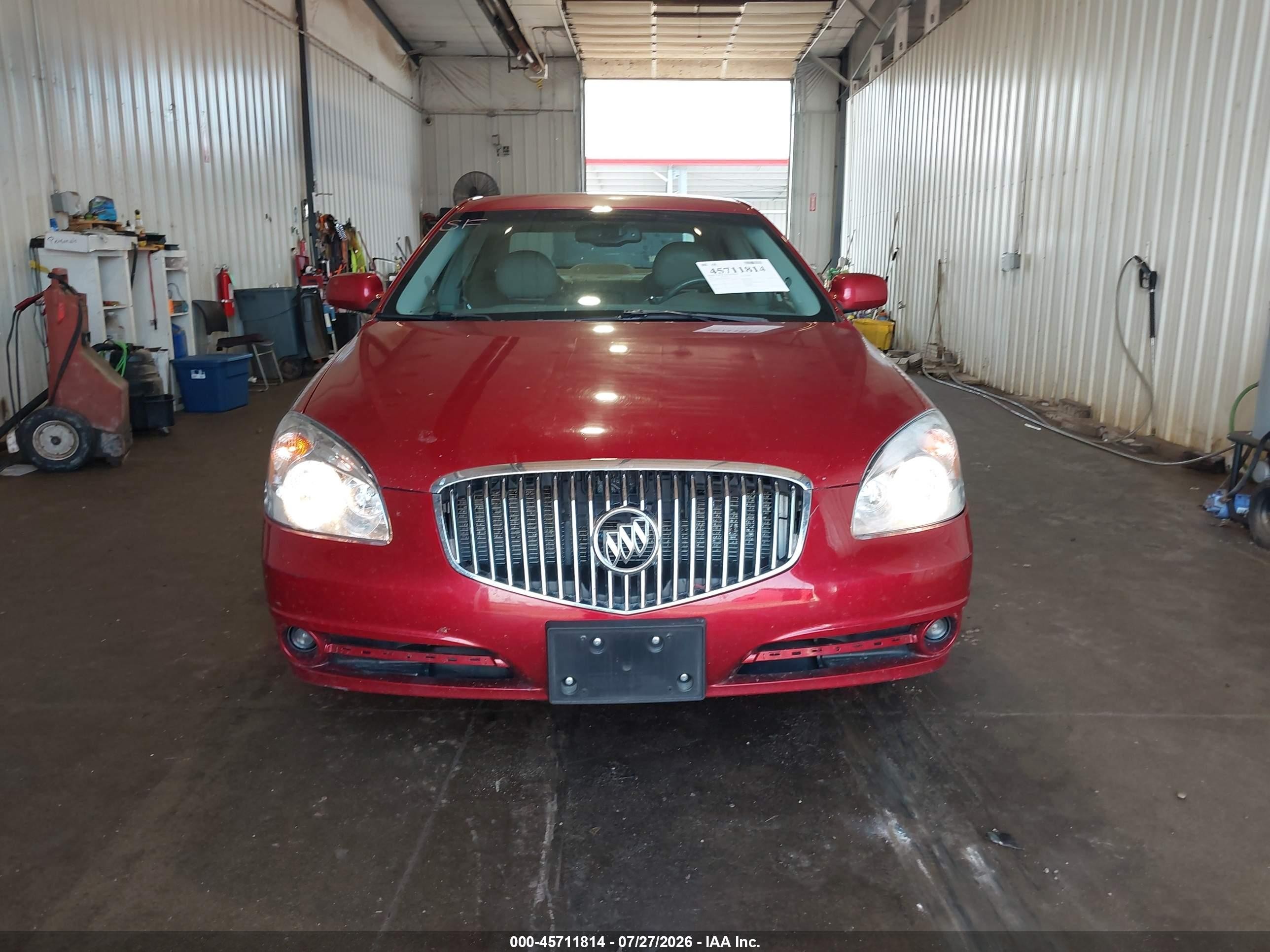 2011 Buick Lucerne Cxl Maroon vin: 1G4HC5EM2BU103222