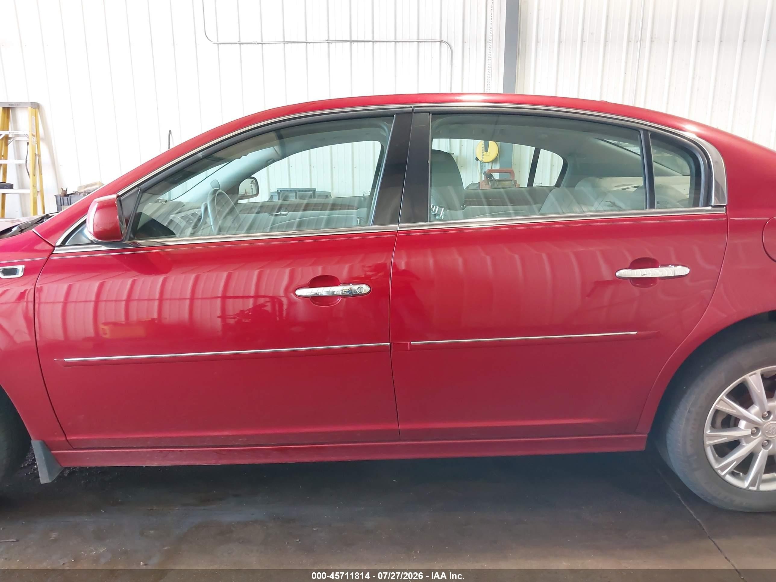 2011 Buick Lucerne Cxl Maroon vin: 1G4HC5EM2BU103222