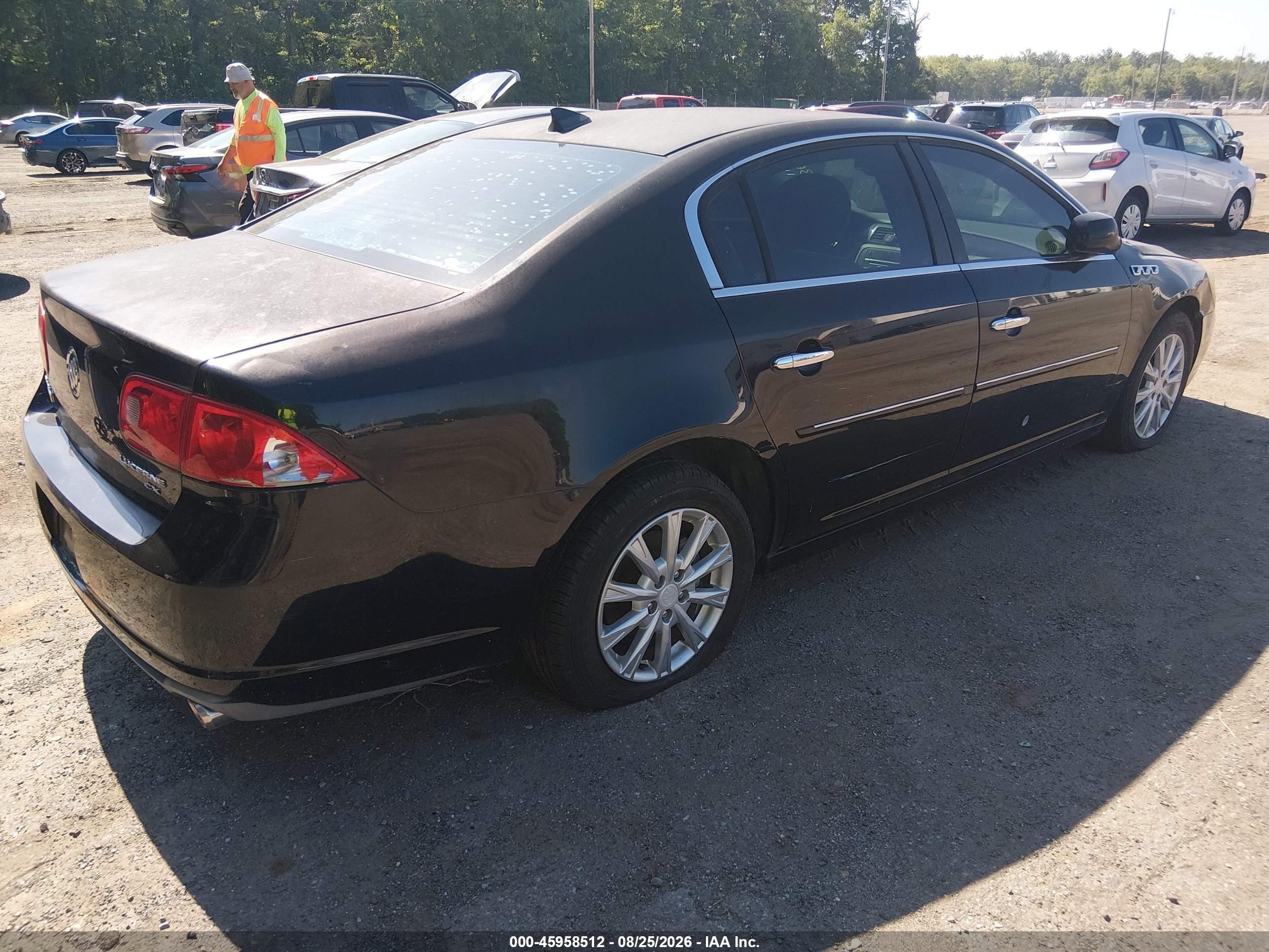 2011 Buick Lucerne Cxl Black vin: 1G4HC5EM2BU106704