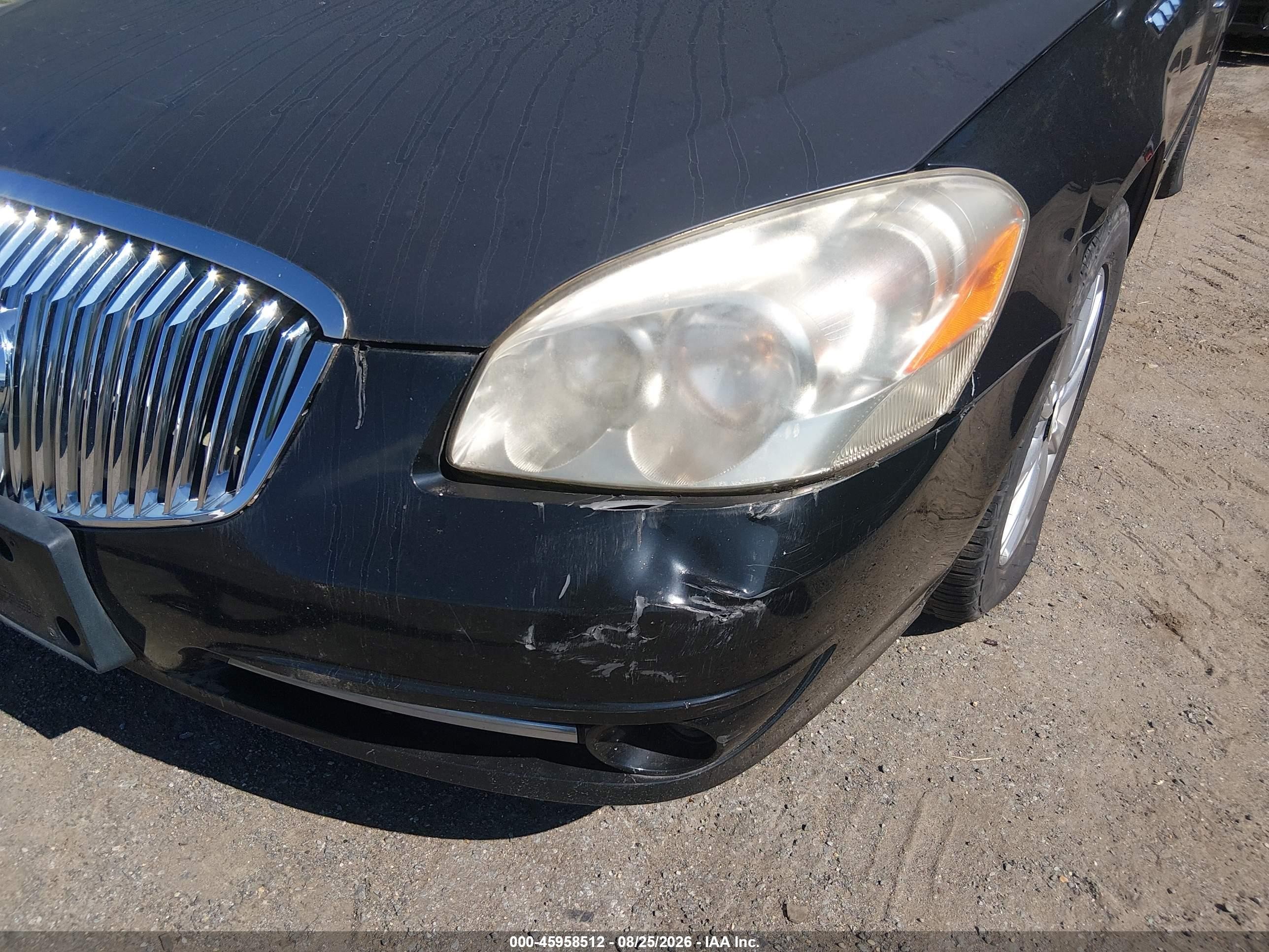 2011 Buick Lucerne Cxl Black vin: 1G4HC5EM2BU106704