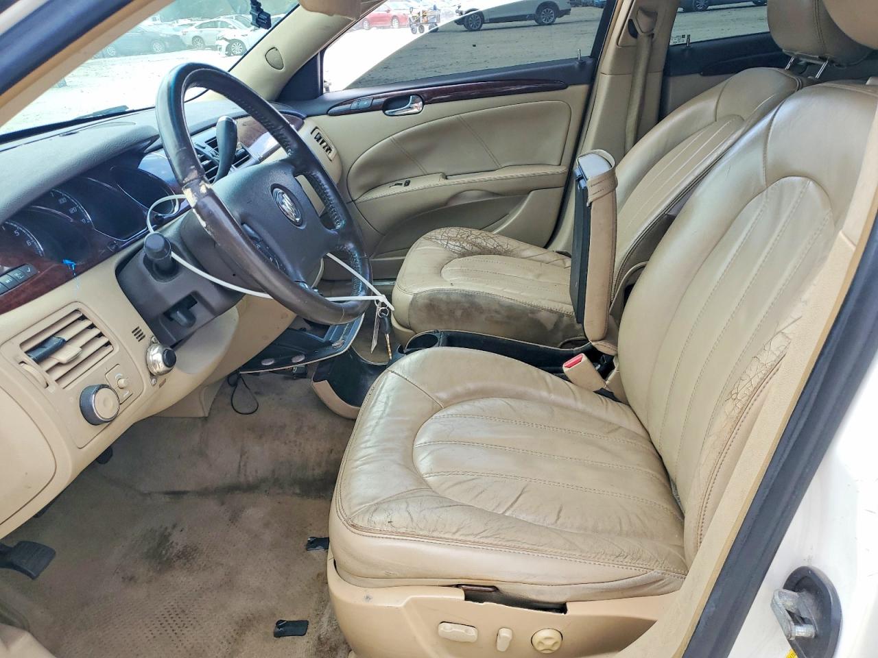 2011 Buick Lucerne Cxl White vin: 1G4HC5EM2BU120179