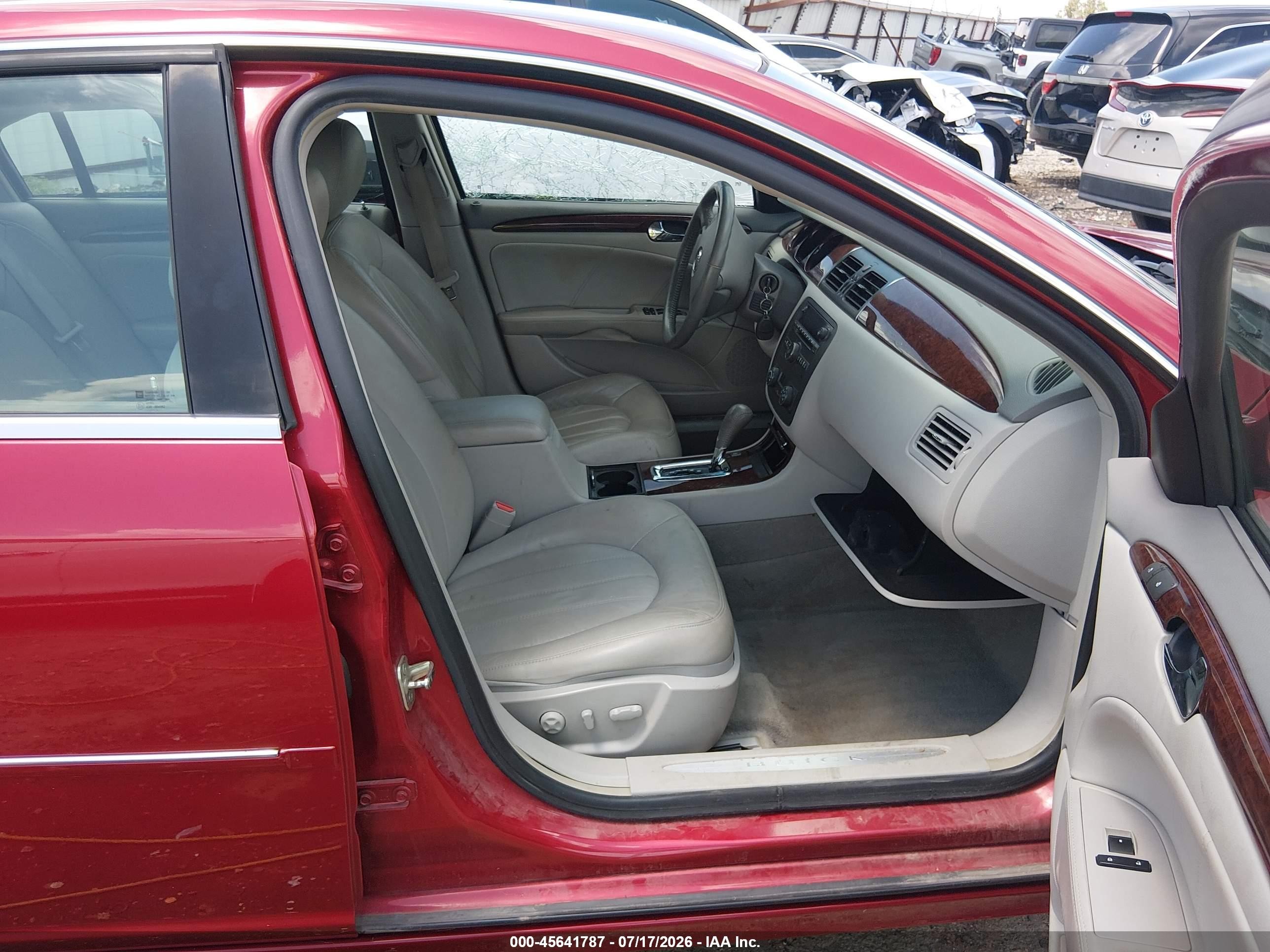 2011 Buick Lucerne Cxl Red vin: 1G4HC5EM2BU148385