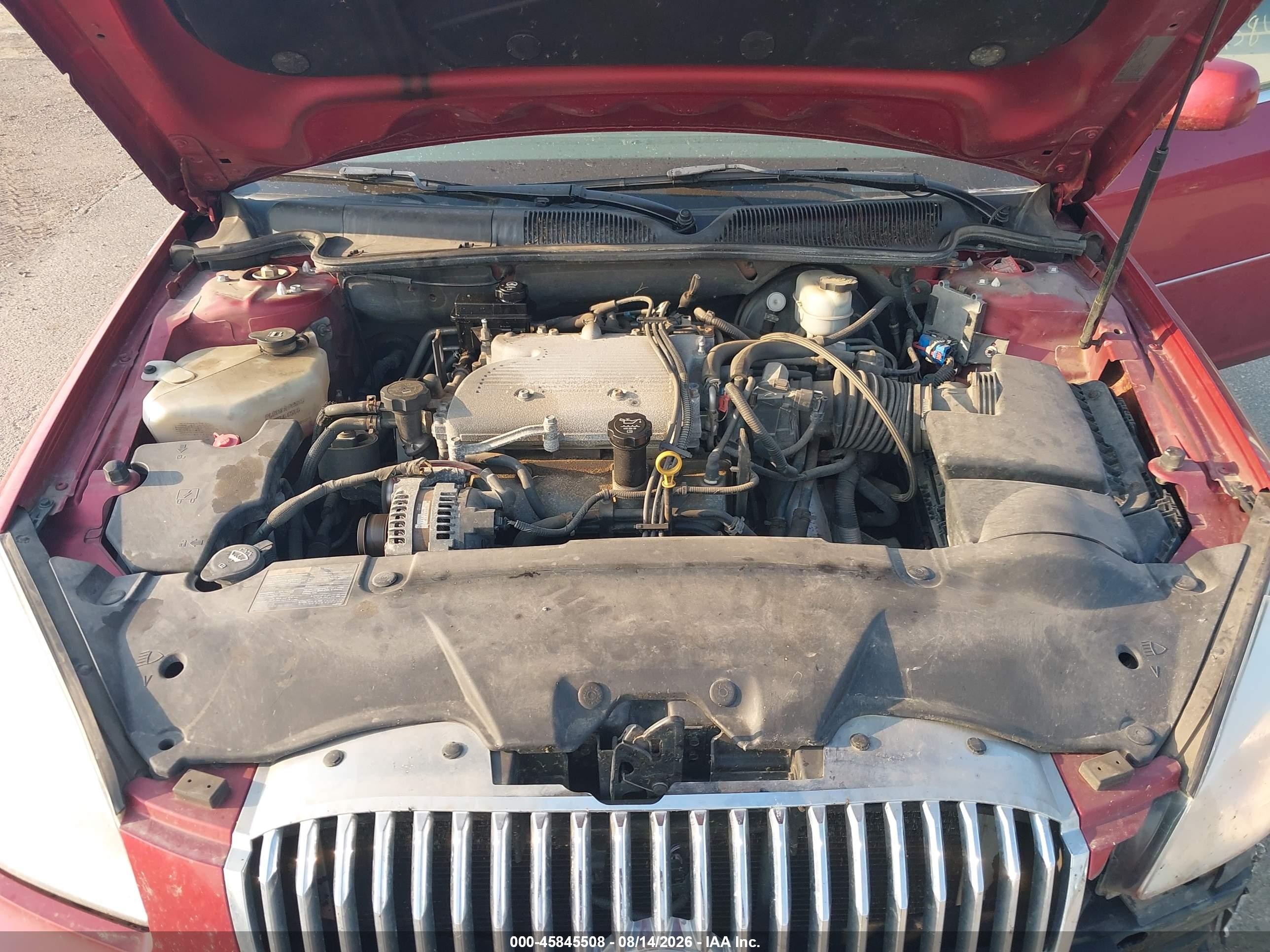 2011 Buick Lucerne Cxl Red vin: 1G4HC5EM2BU148936