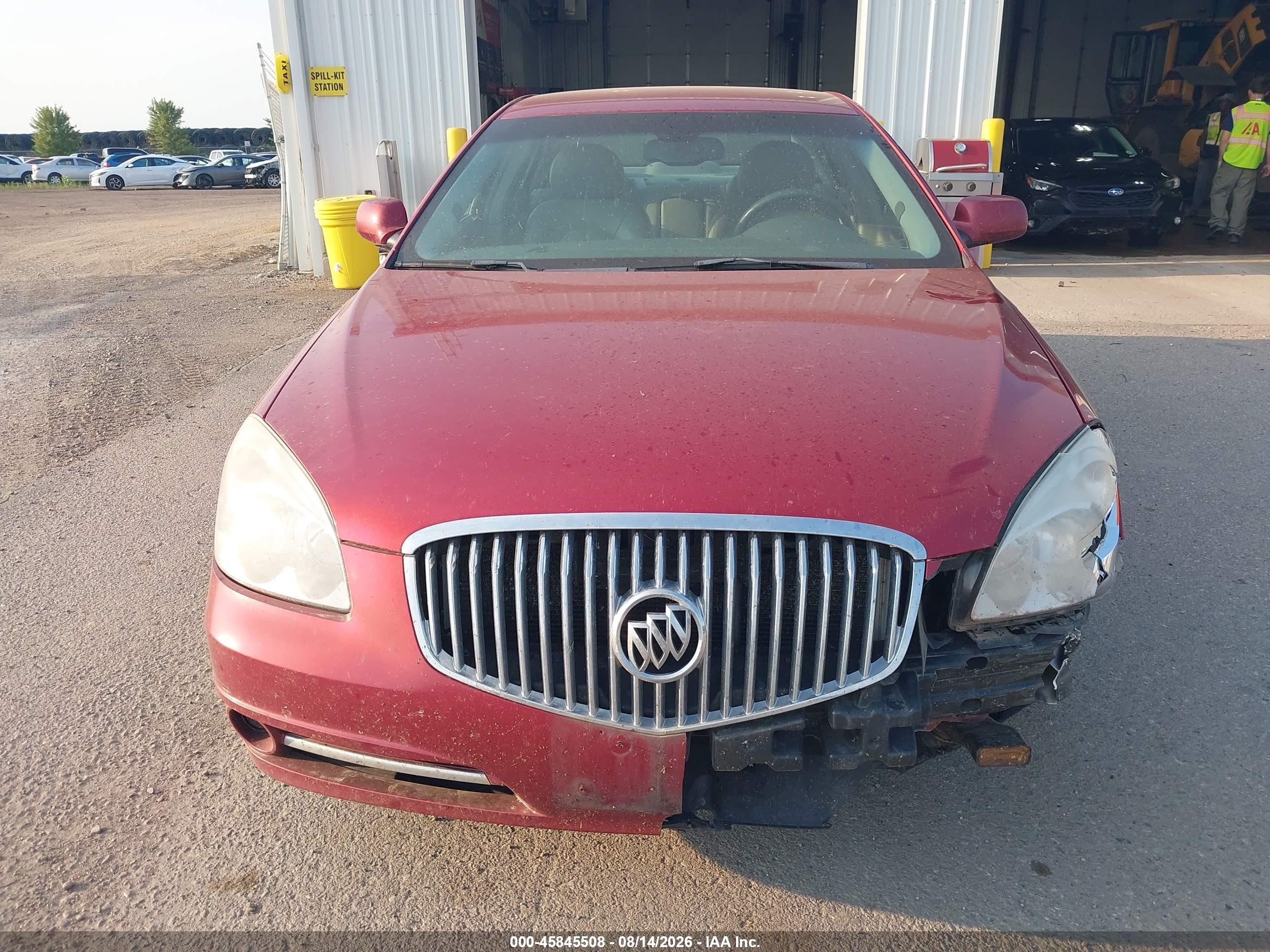 2011 Buick Lucerne Cxl Red vin: 1G4HC5EM2BU148936