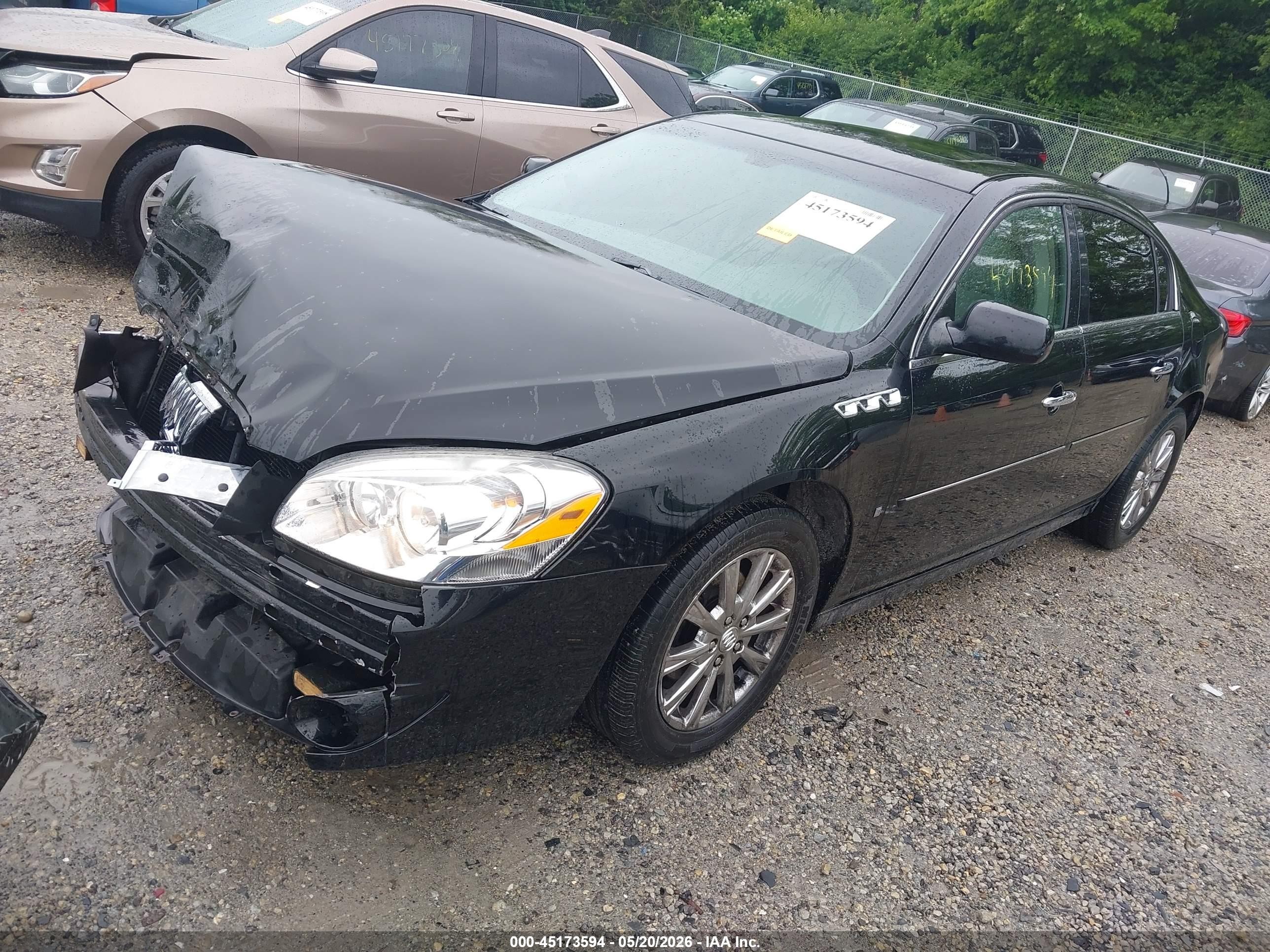 2010 Buick Lucerne Cxl Black vin: 1G4HC5EM3AU109920