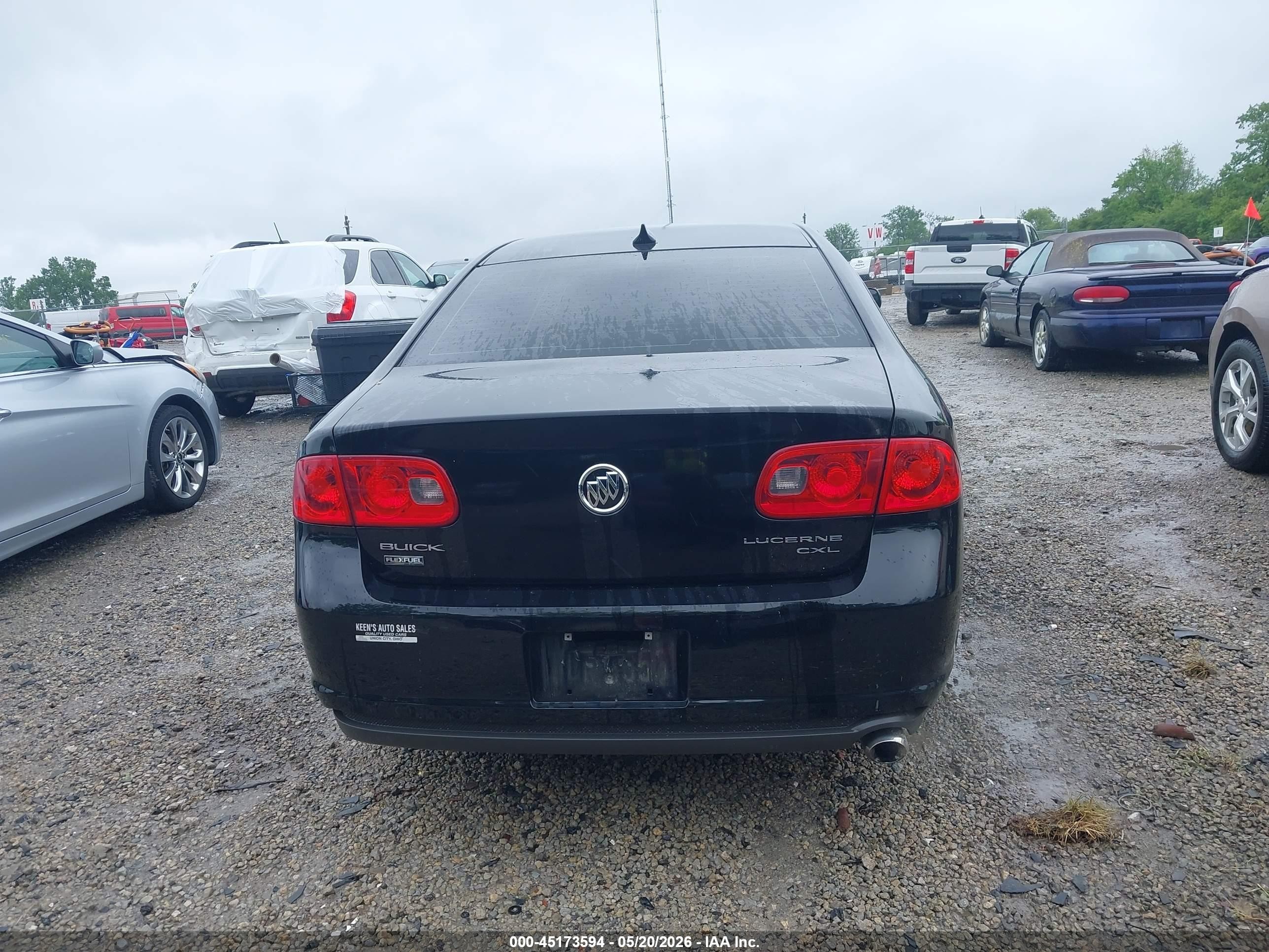 2010 Buick Lucerne Cxl Black vin: 1G4HC5EM3AU109920
