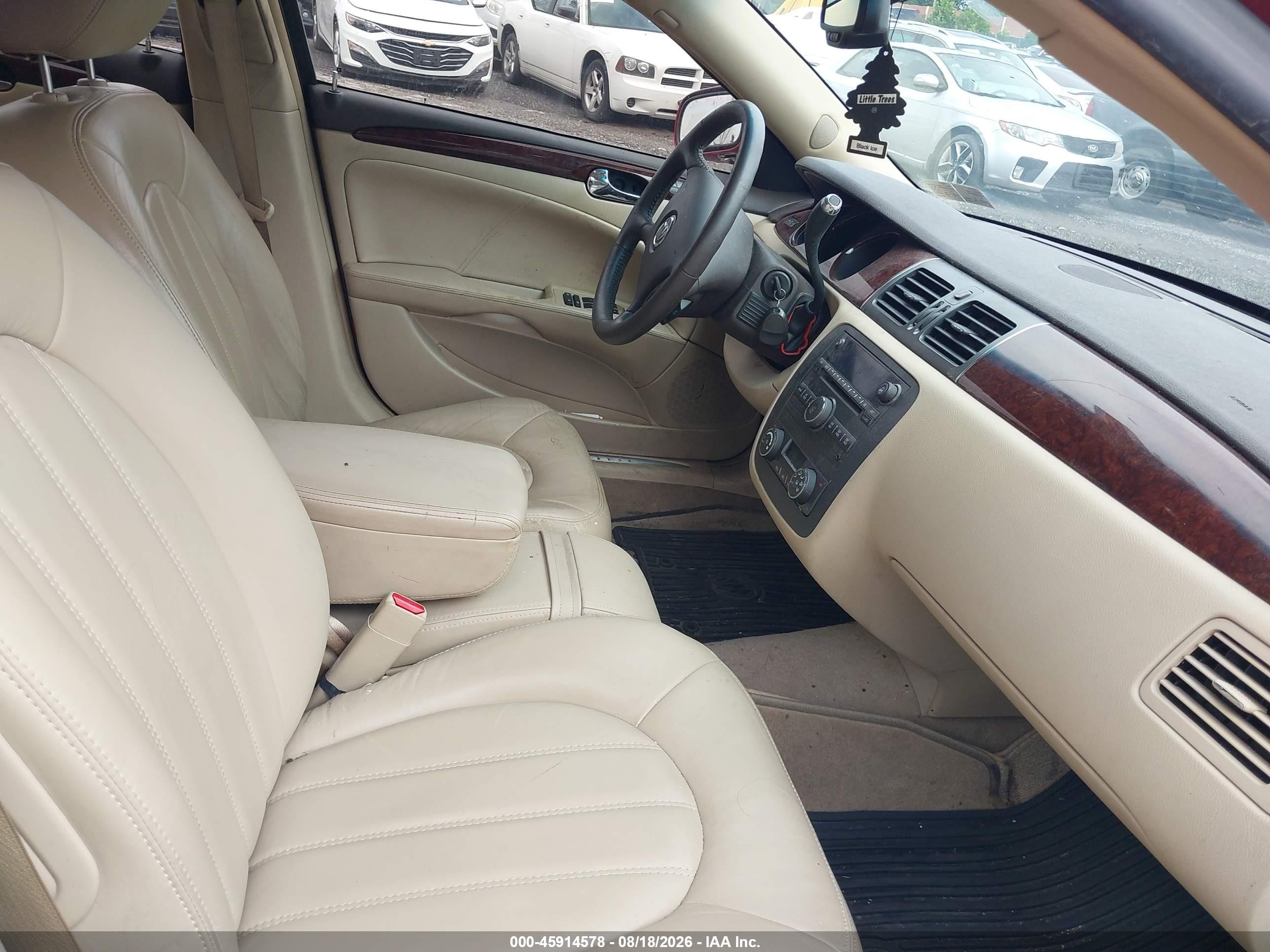 2011 Buick Lucerne Cxl Red vin: 1G4HC5EM3BU113483