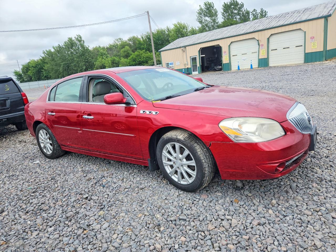 2011 Buick Lucerne Cxl Red vin: 1G4HC5EM3BU138495