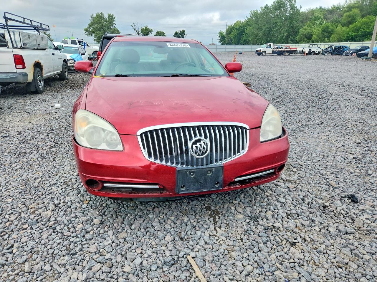 2011 Buick Lucerne Cxl Red vin: 1G4HC5EM3BU138495