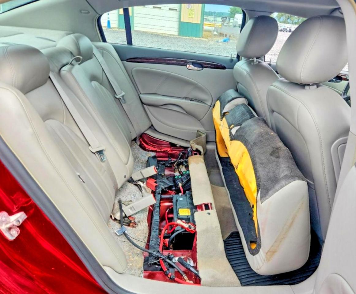 2011 Buick Lucerne Cxl Red vin: 1G4HC5EM3BU138495