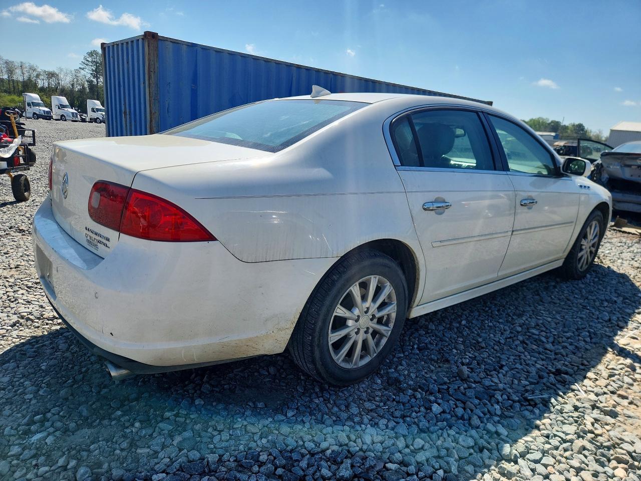 2011 Buick Lucerne Cxl White vin: 1G4HC5EM3BU139176
