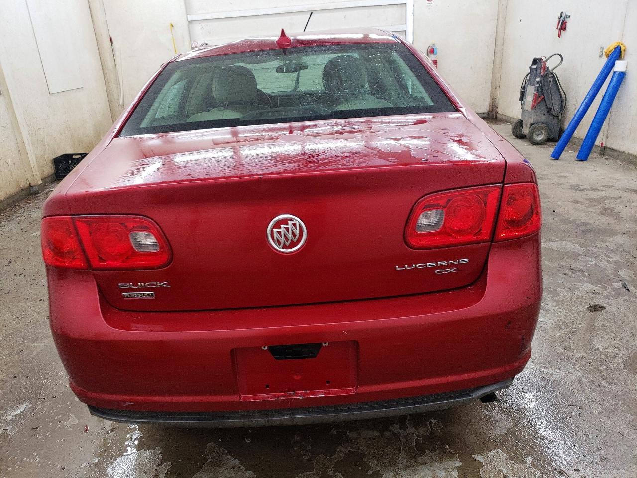 2010 Buick Lucerne Cxl Red vin: 1G4HC5EM4AU101535