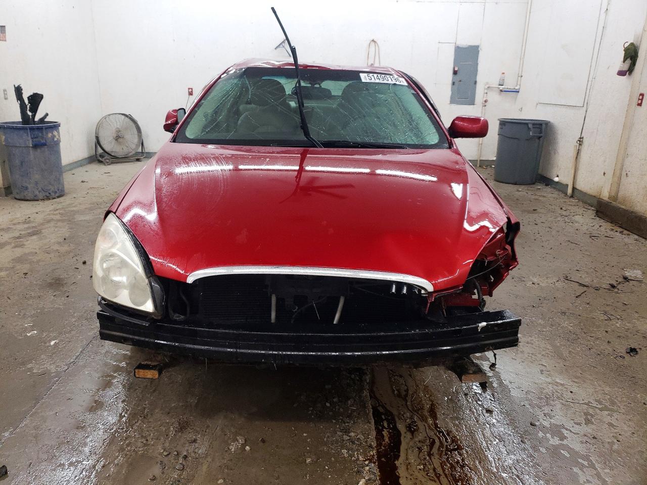 2010 Buick Lucerne Cxl Red vin: 1G4HC5EM4AU101535