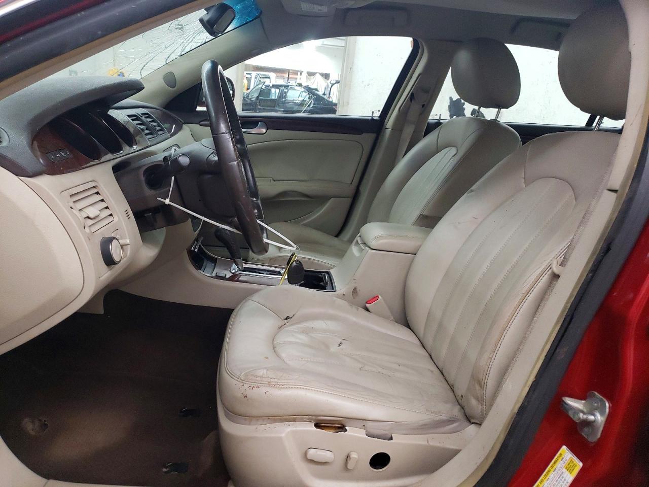 2010 Buick Lucerne Cxl Red vin: 1G4HC5EM4AU101535