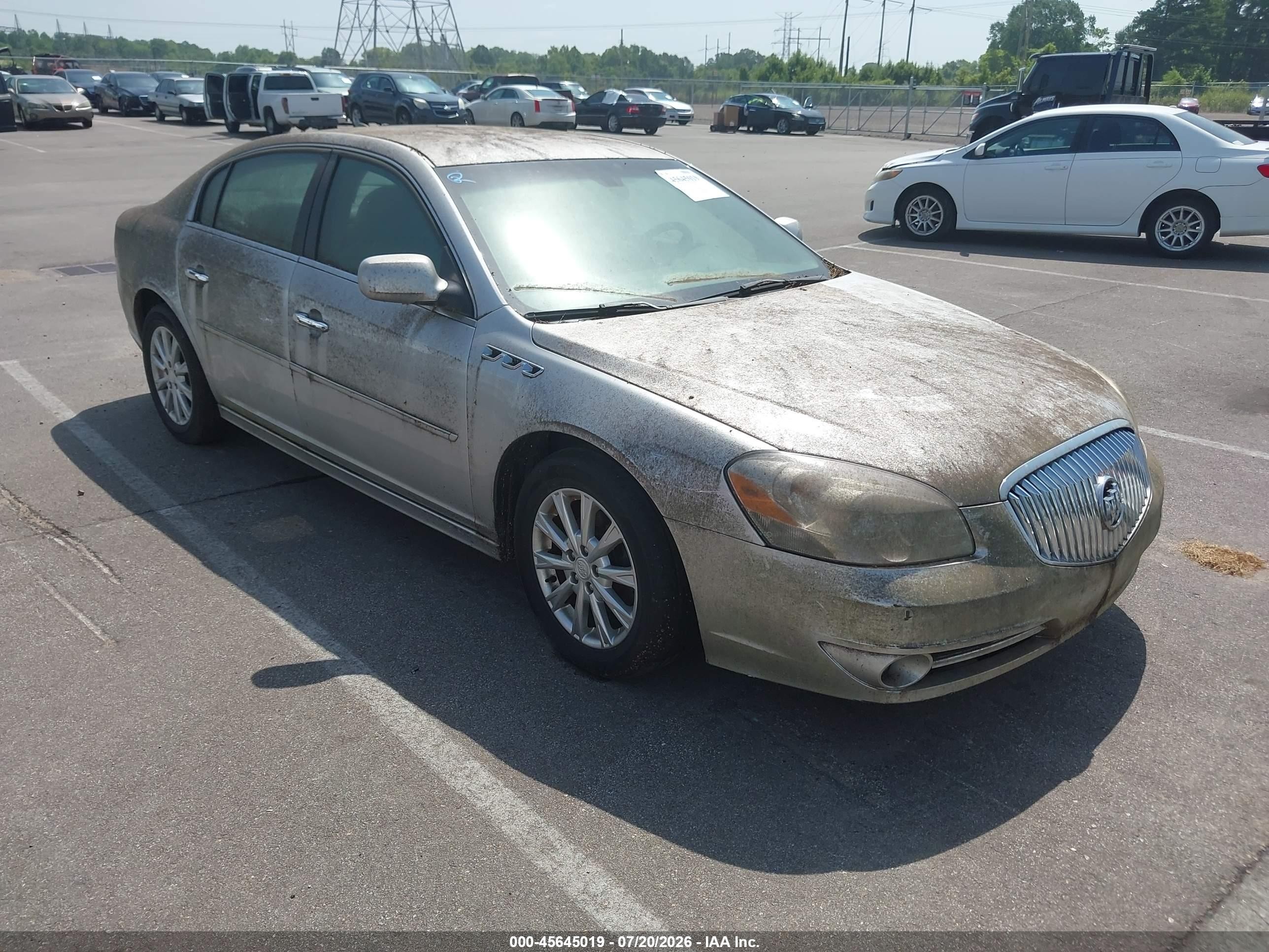 2011 Buick Lucerne Cxl Gray vin: 1G4HC5EM4BU132222