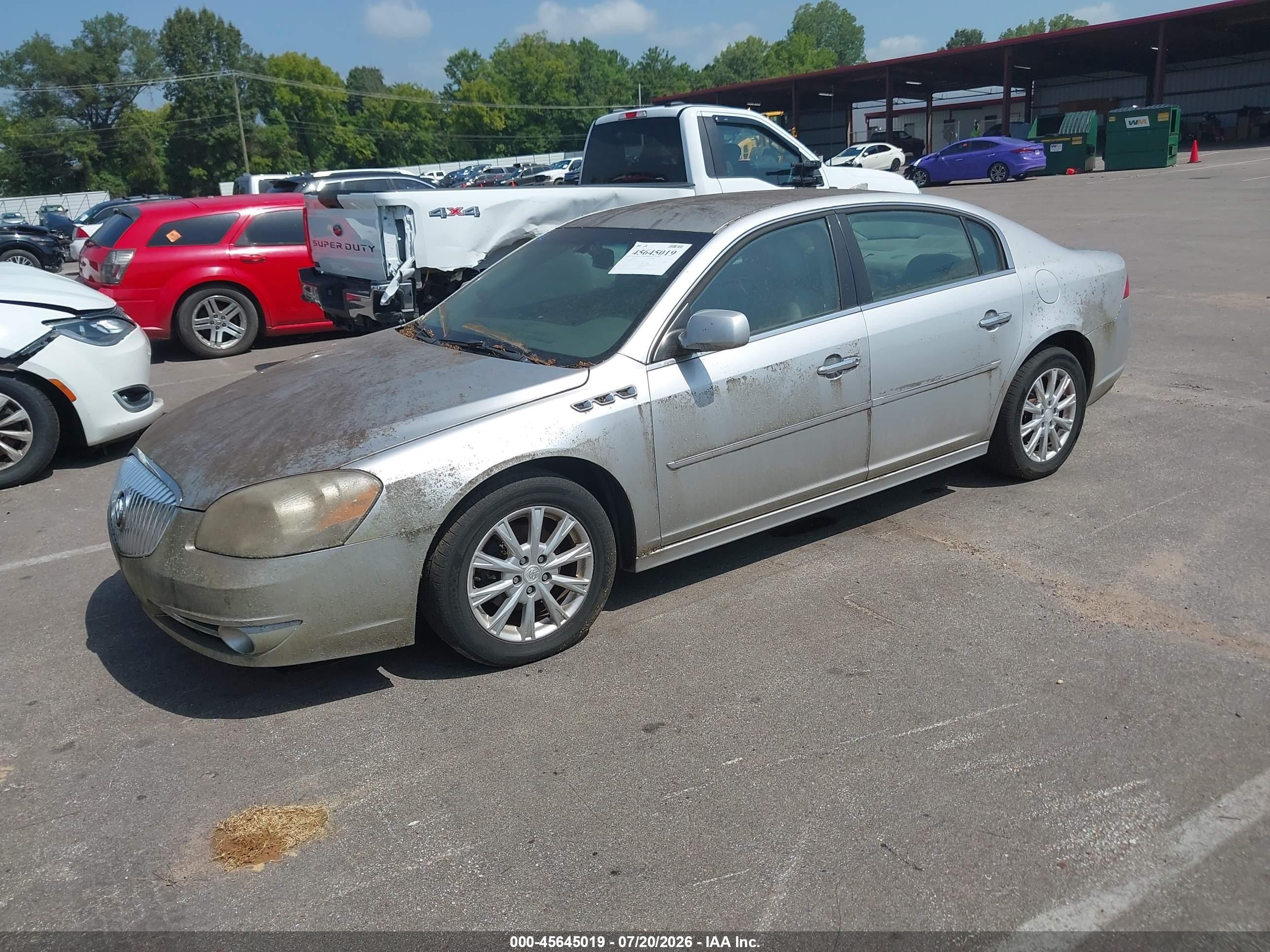 2011 Buick Lucerne Cxl Gray vin: 1G4HC5EM4BU132222