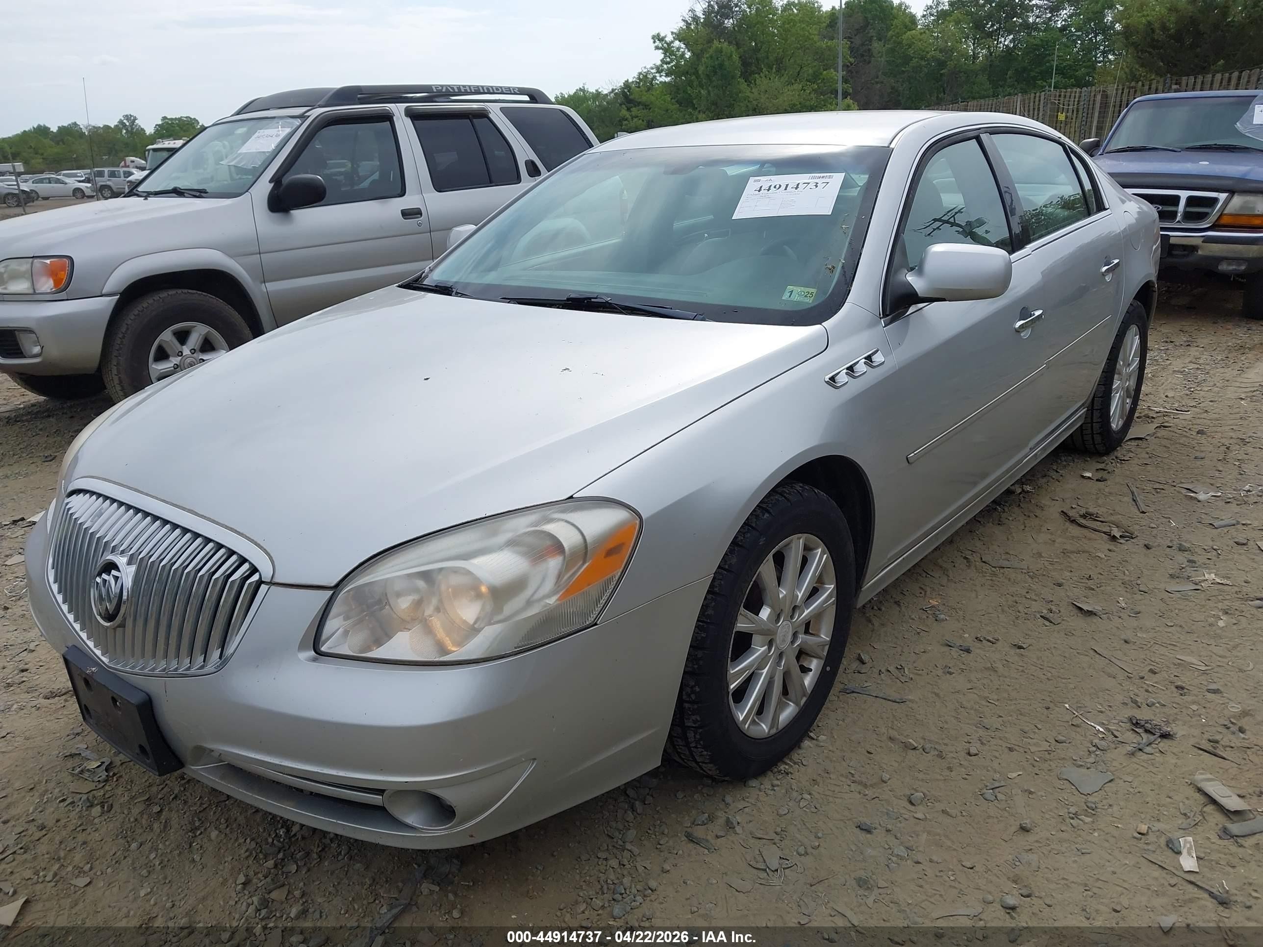 2011 Buick Lucerne Cxl Silver vin: 1G4HC5EM5BU101982