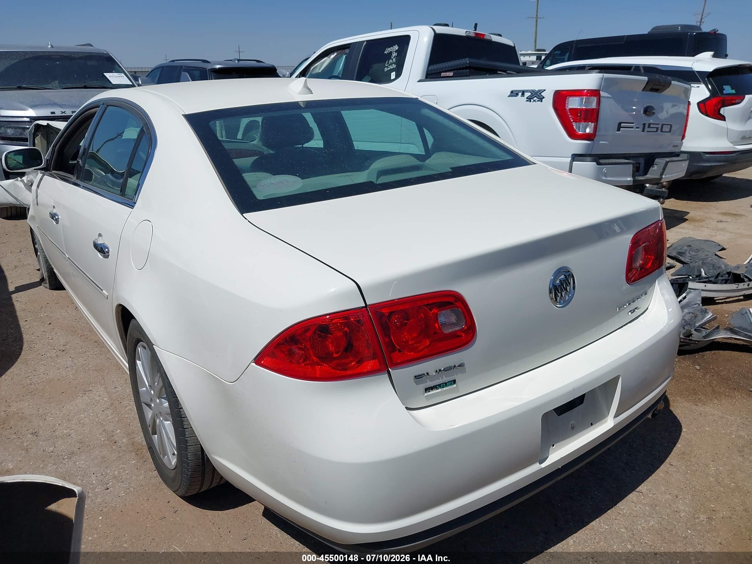 2011 Buick Lucerne Cxl White vin: 1G4HC5EM5BU110164