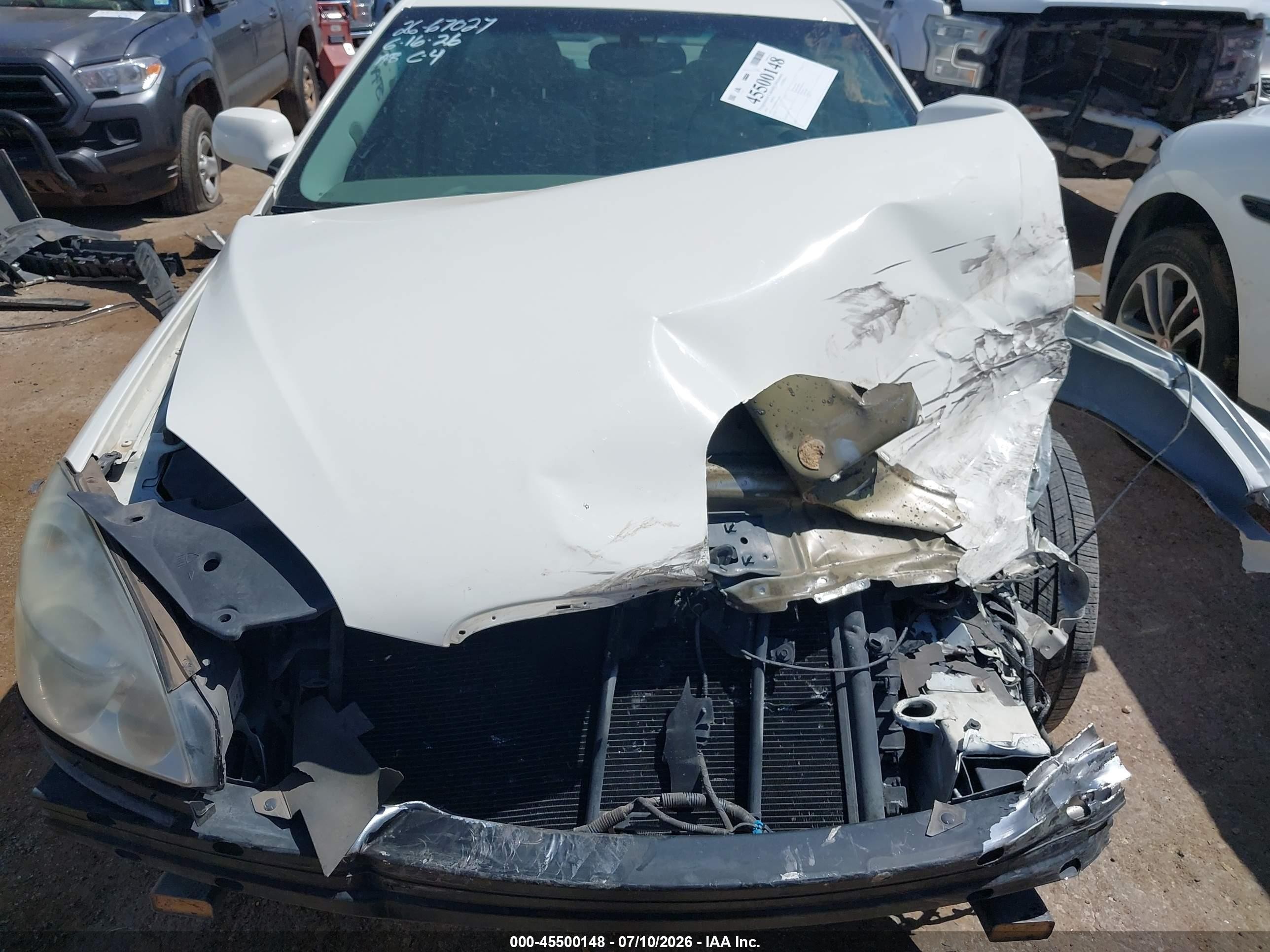 2011 Buick Lucerne Cxl White vin: 1G4HC5EM5BU110164