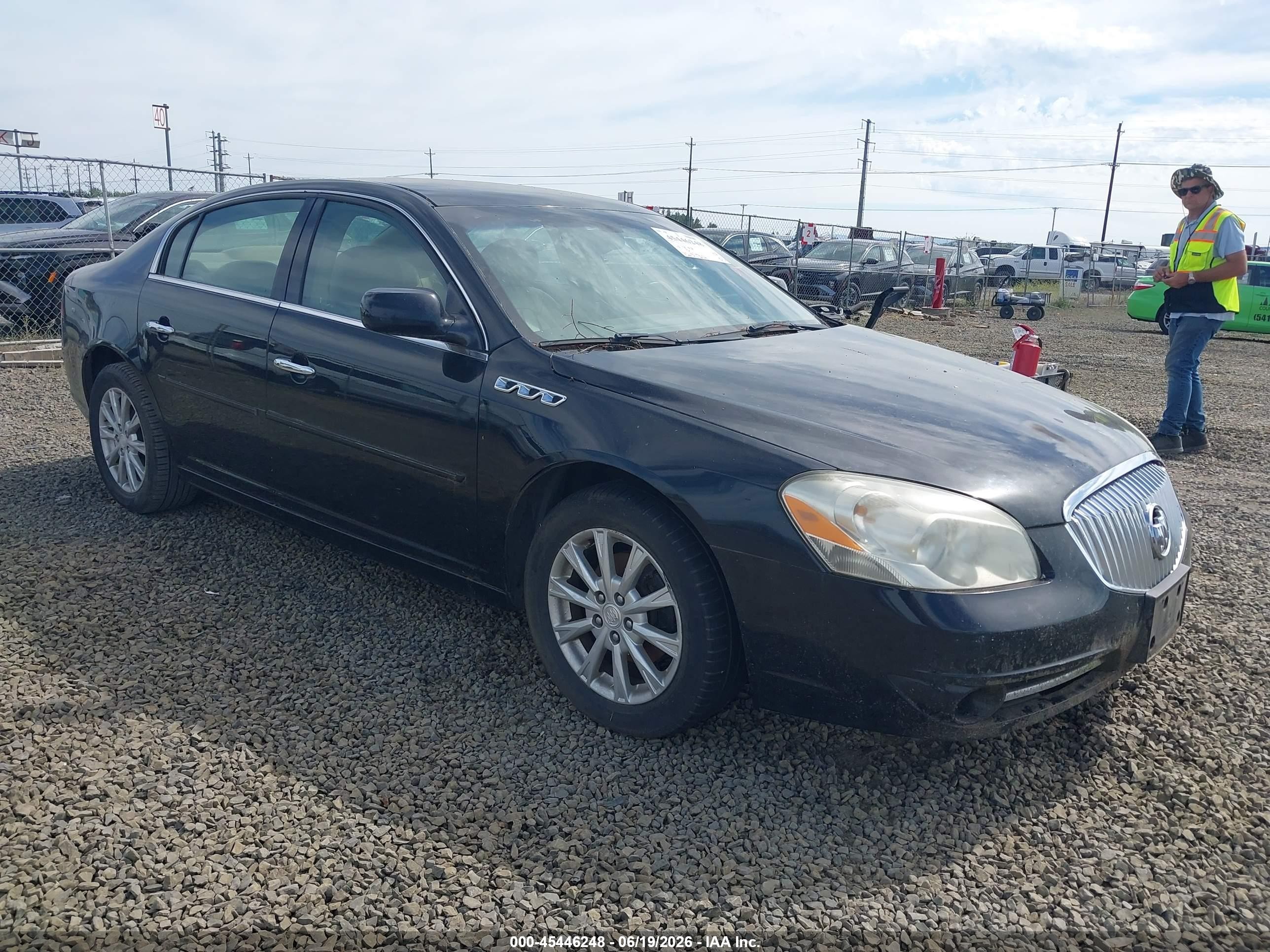 2010 Buick Lucerne Cxl Black vin: 1G4HC5EM6AU119275