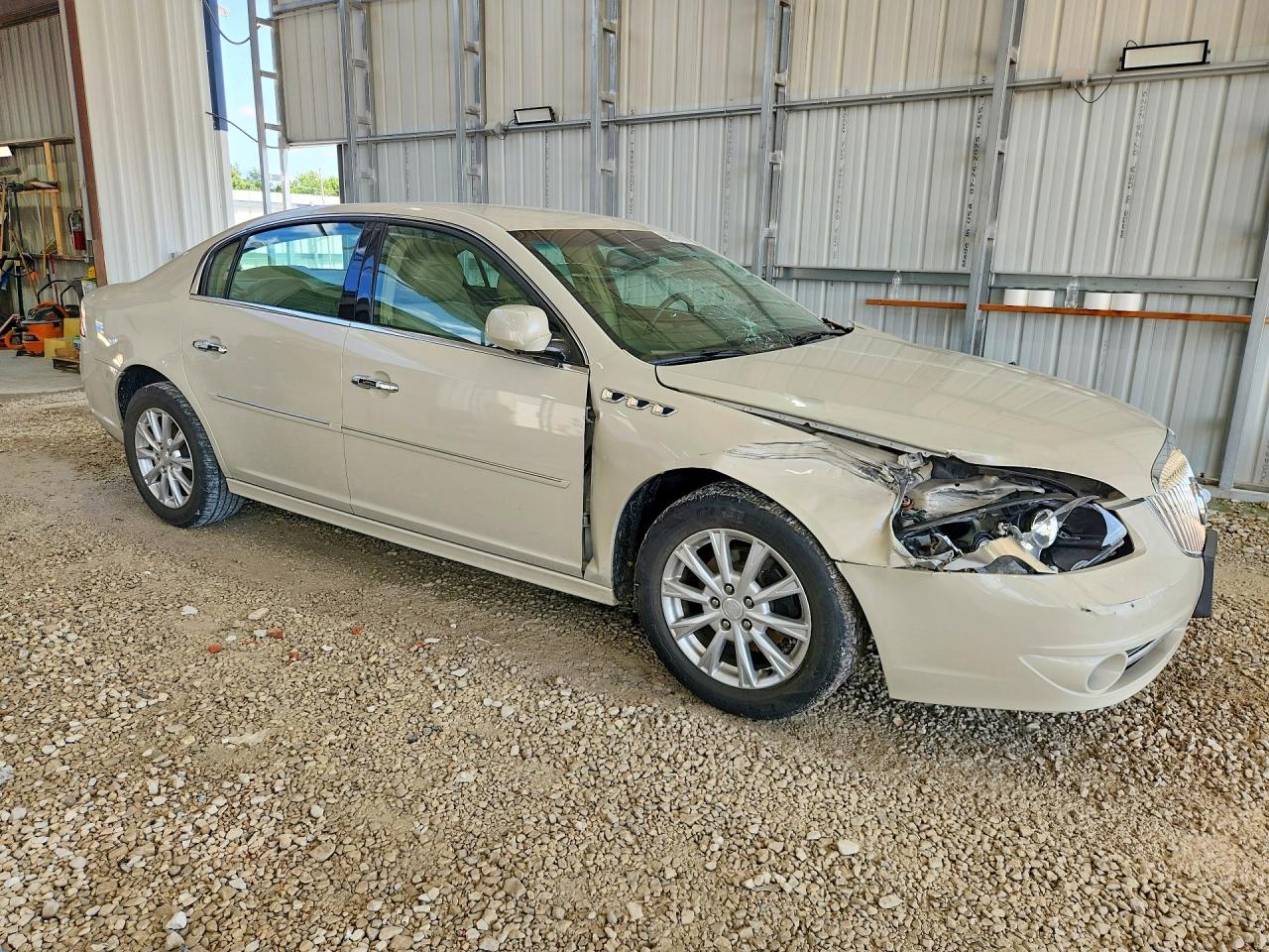 2010 Buick Lucerne Cxl Cream vin: 1G4HC5EM6AU123696