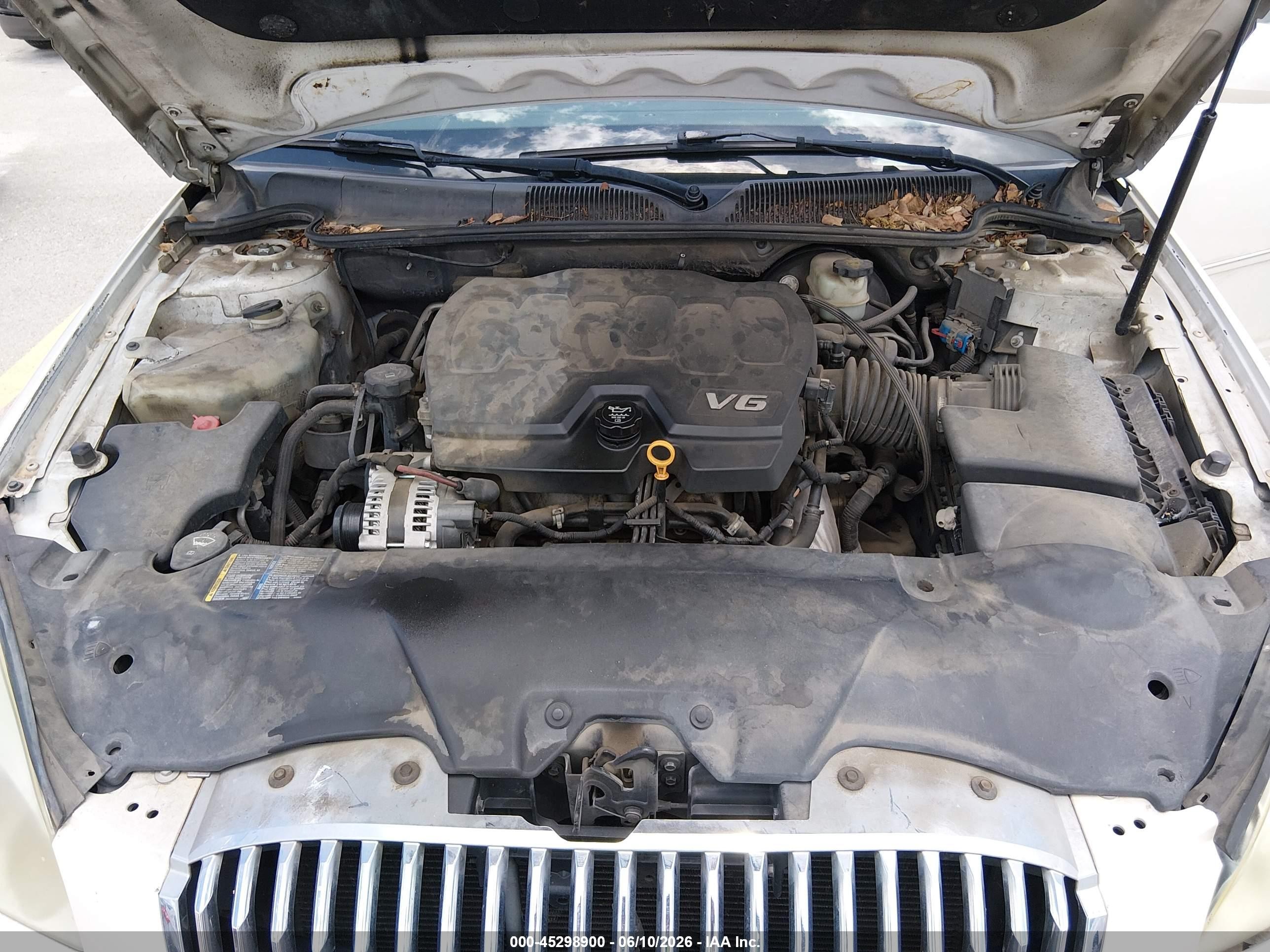 2010 Buick Lucerne Cxl White vin: 1G4HC5EM6AU129059