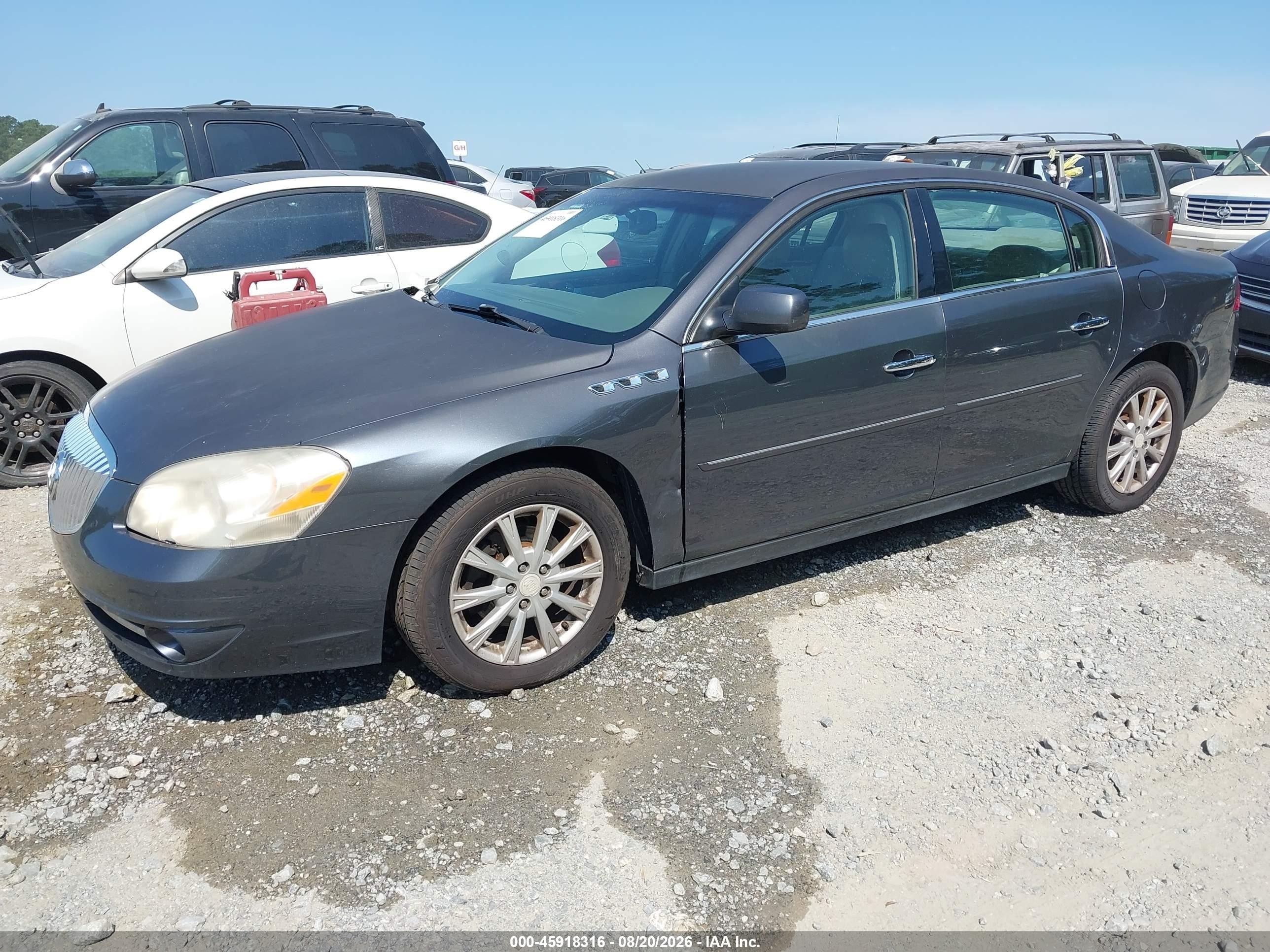 2010 Buick Lucerne Cxl Dark Blue vin: 1G4HC5EM6AU129529