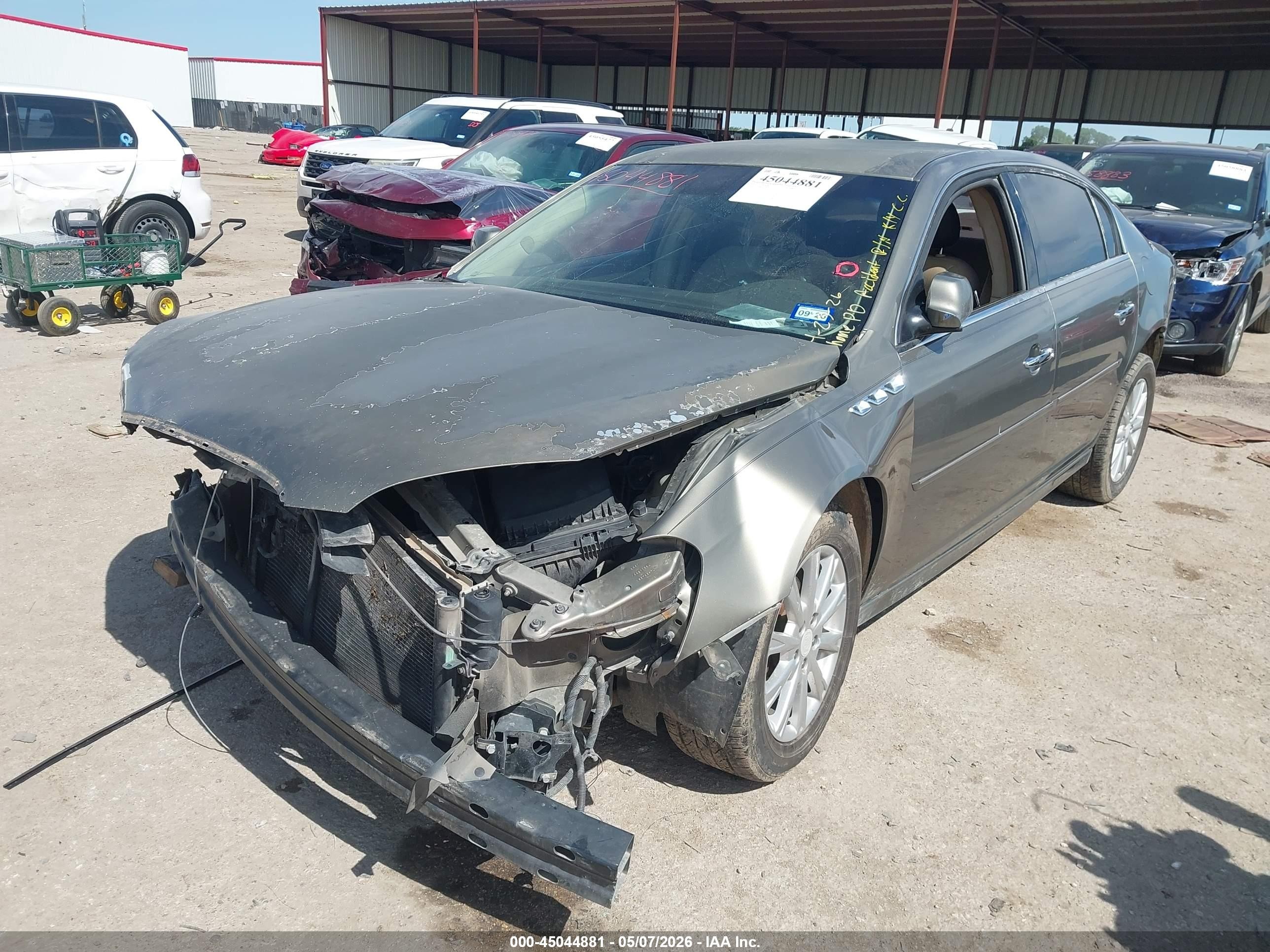 2010 Buick Lucerne Cxl Beige vin: 1G4HC5EM6AU132365