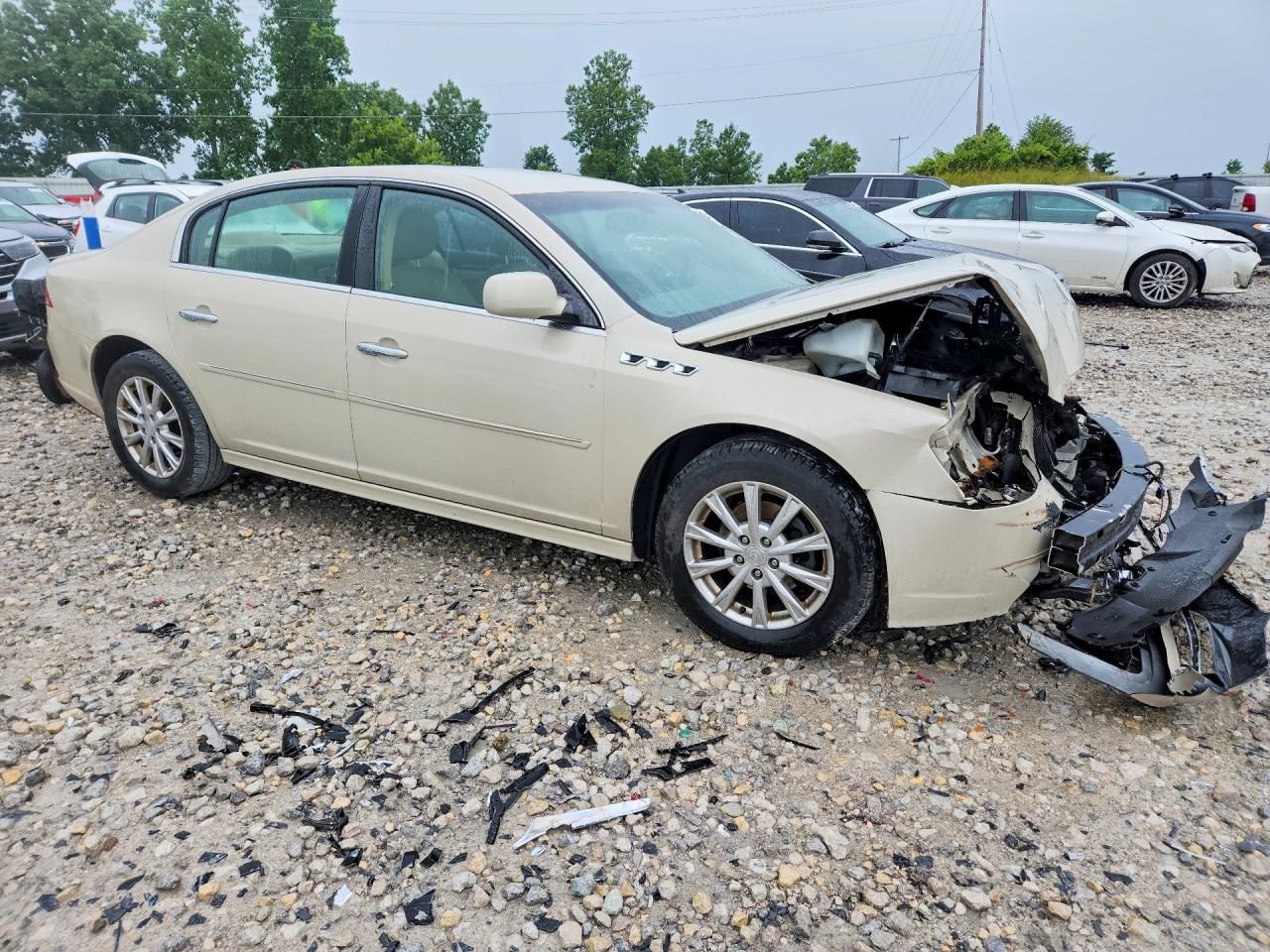 2011 Buick Lucerne Cxl Beige vin: 1G4HC5EM6BU138443