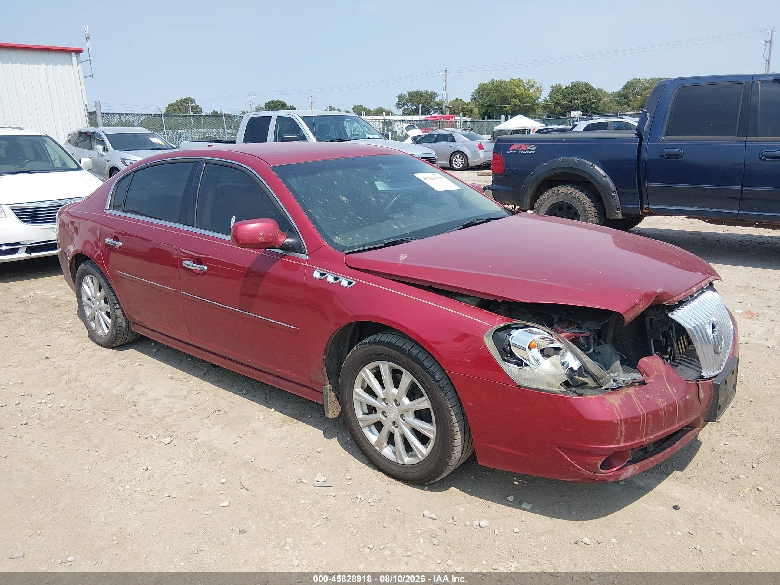 2011 Buick Lucerne Cxl Красный vin: 1G4HC5EM6BU152567
