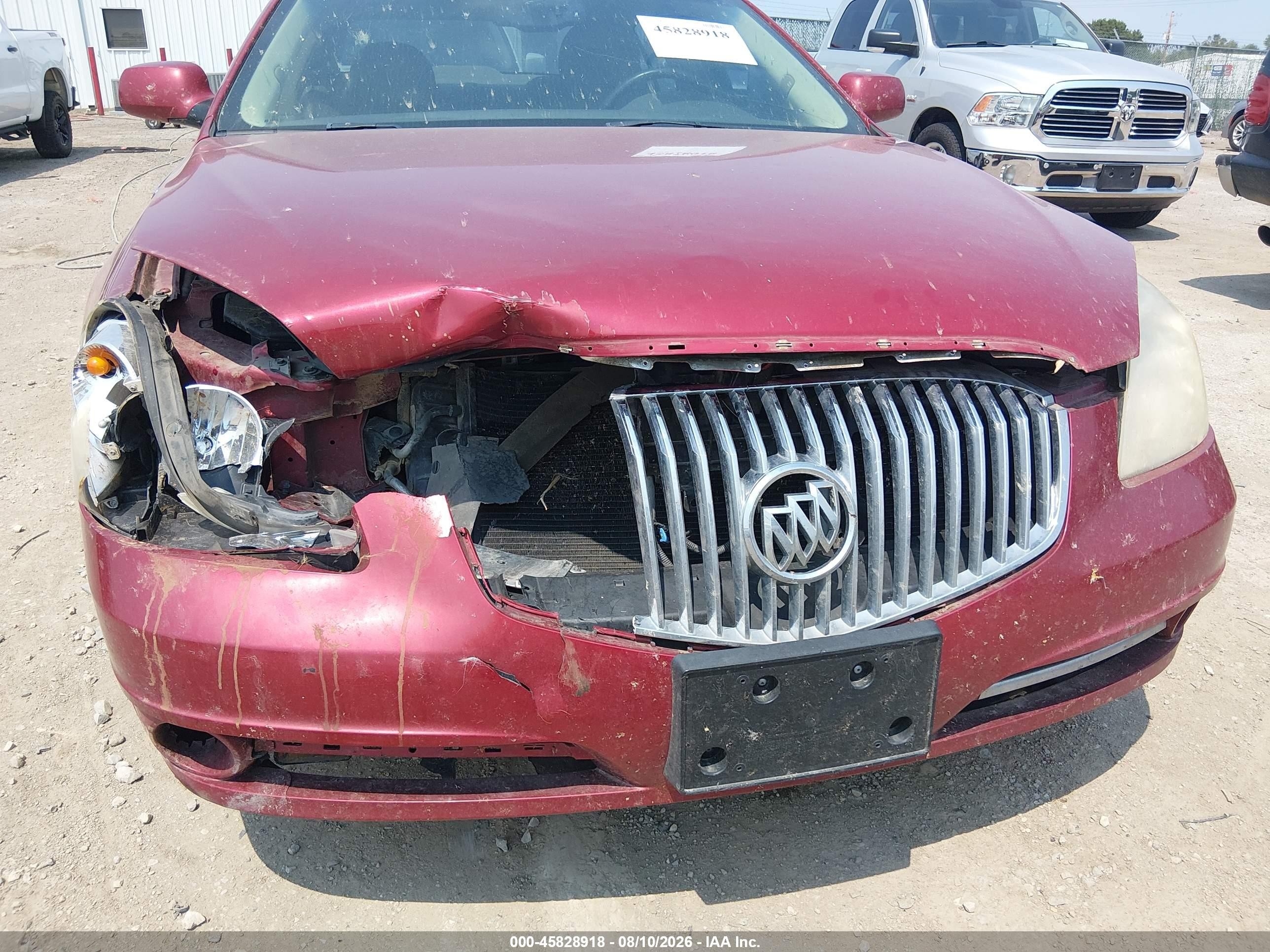 2011 Buick Lucerne Cxl Red vin: 1G4HC5EM6BU152567