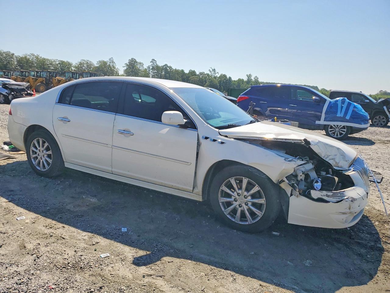 2011 Buick Lucerne Cxl White vin: 1G4HC5EM7BU114474