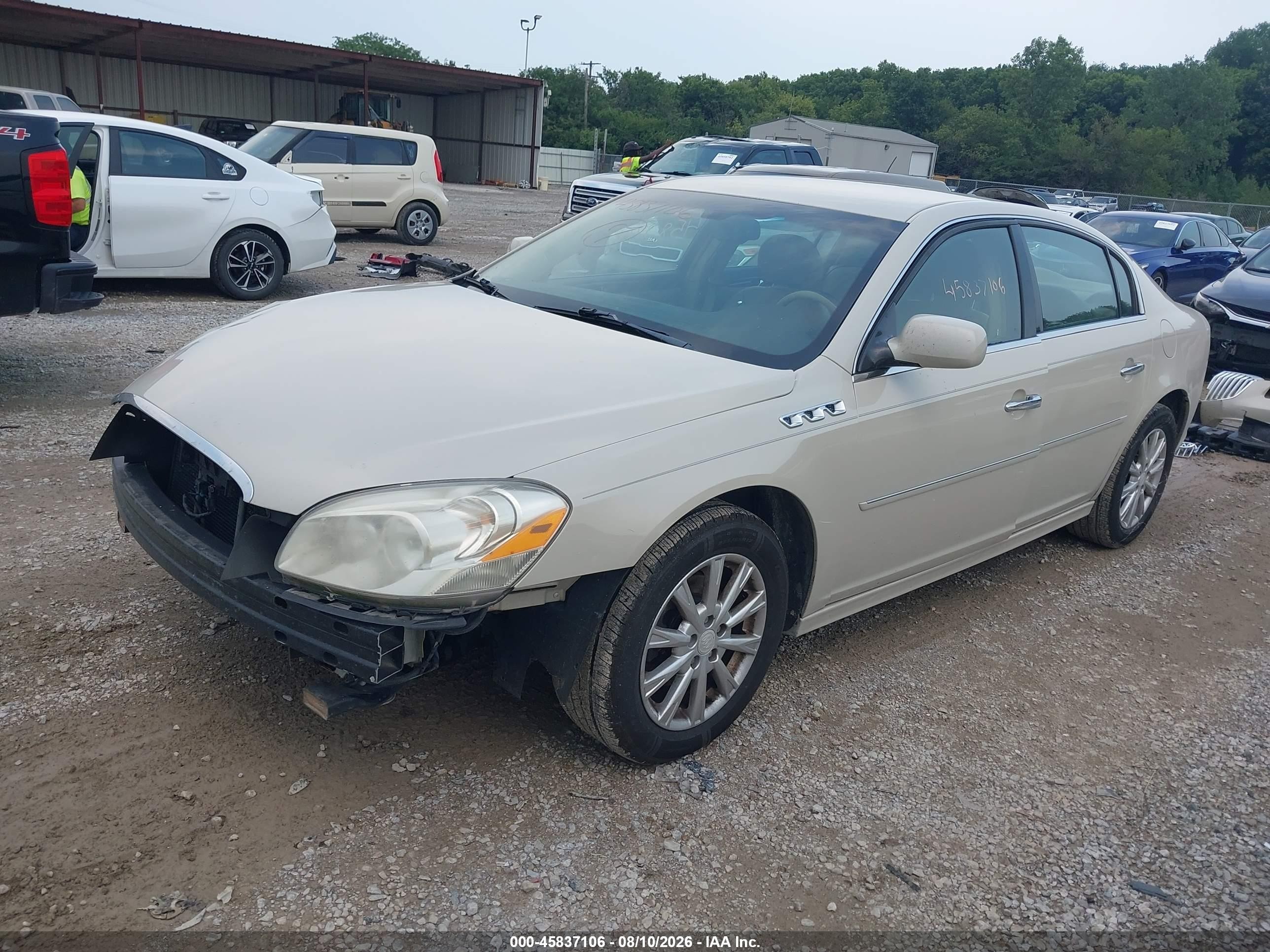 2011 Buick Lucerne Cxl Beige vin: 1G4HC5EM7BU124146
