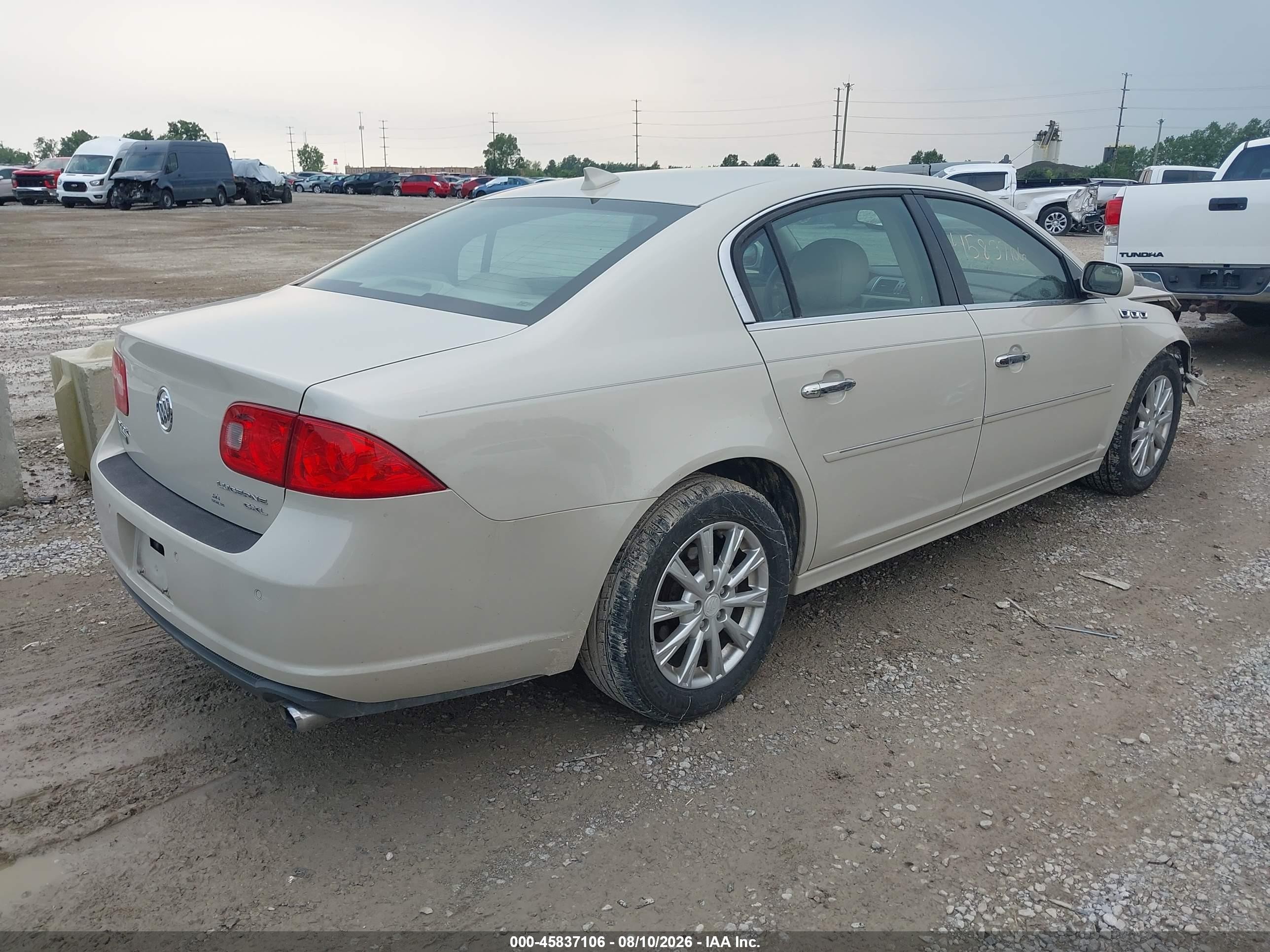 2011 Buick Lucerne Cxl Beige vin: 1G4HC5EM7BU124146