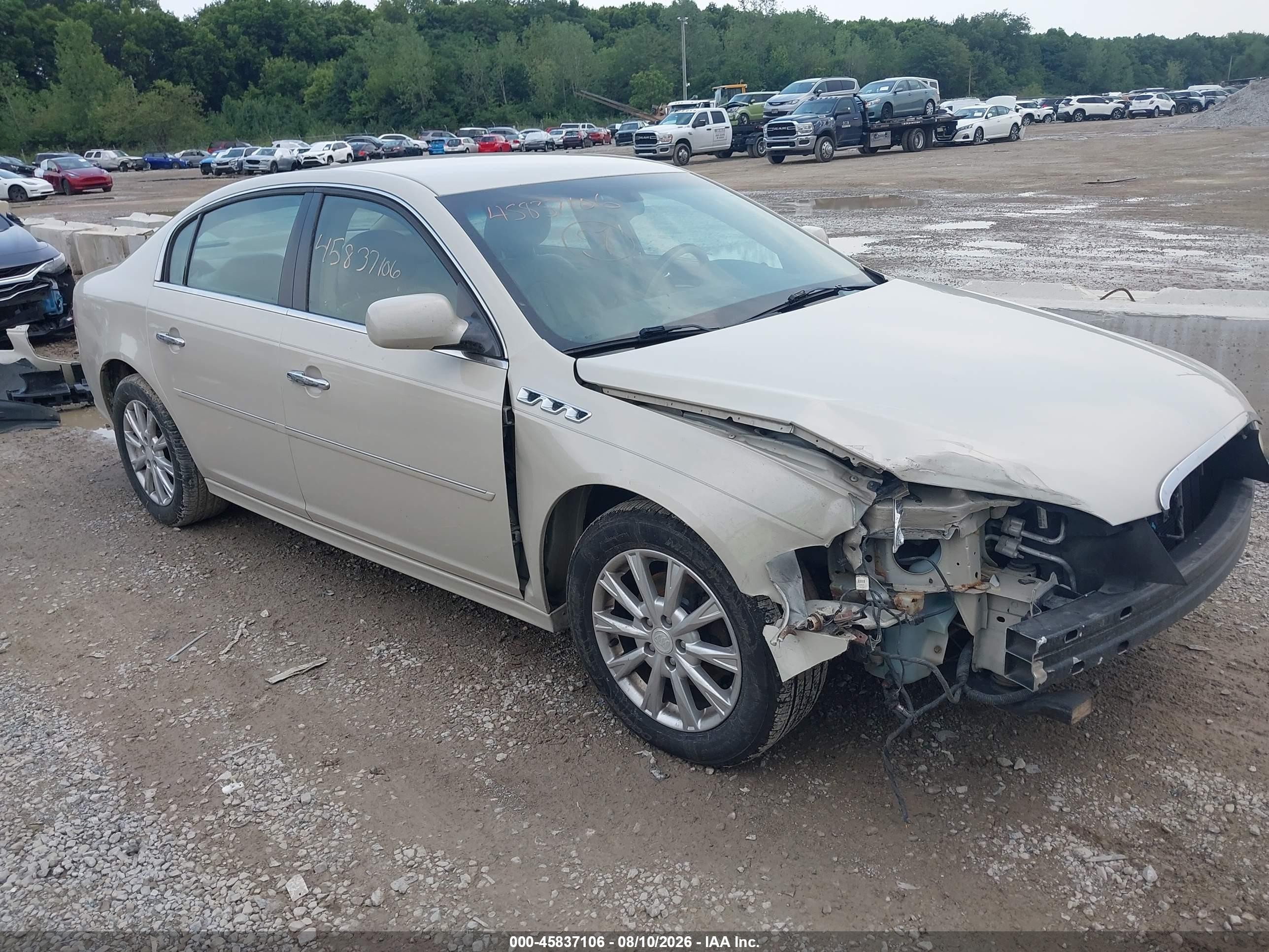 2011 Buick Lucerne Cxl Beige vin: 1G4HC5EM7BU124146