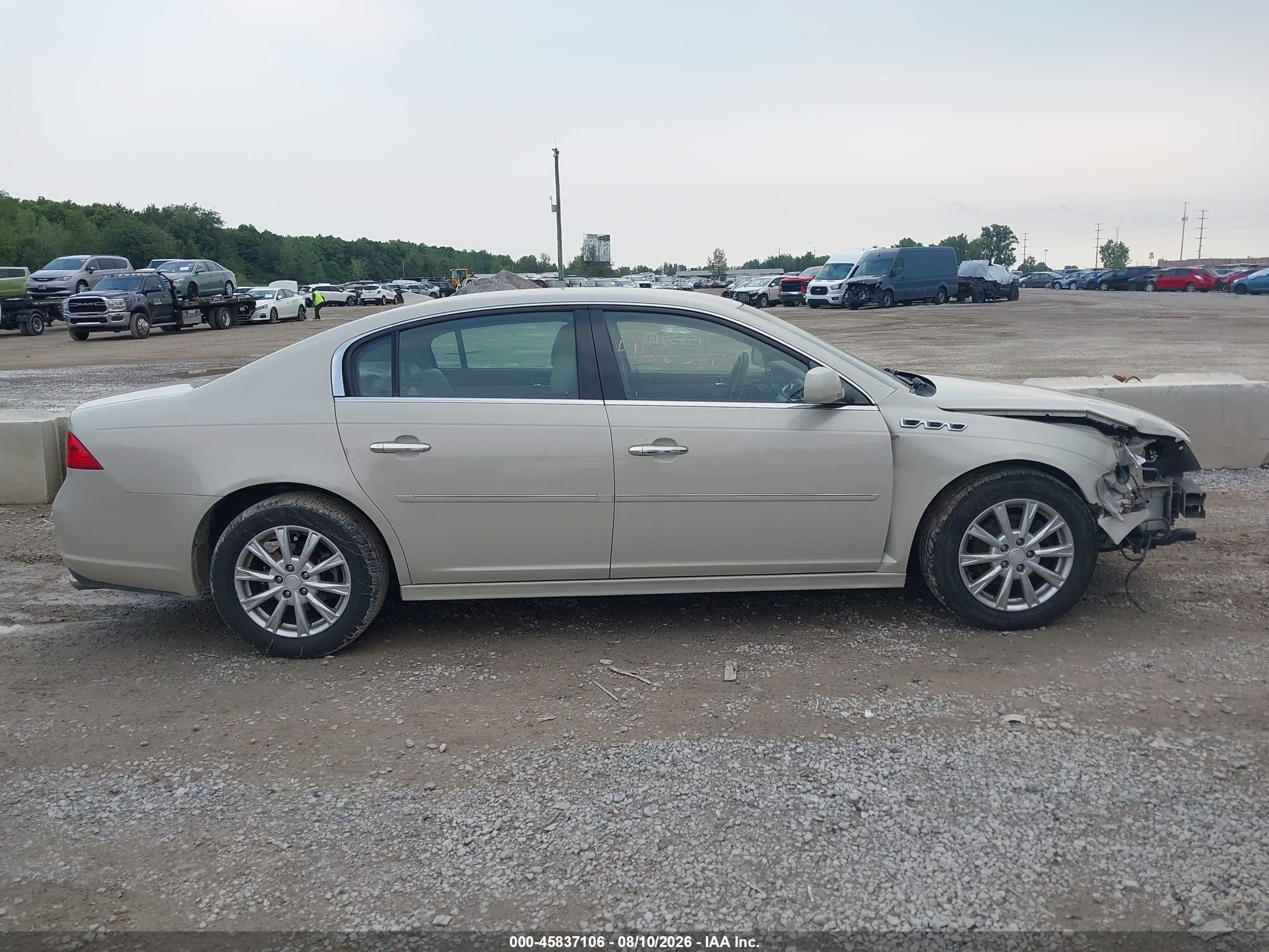 2011 Buick Lucerne Cxl Beige vin: 1G4HC5EM7BU124146