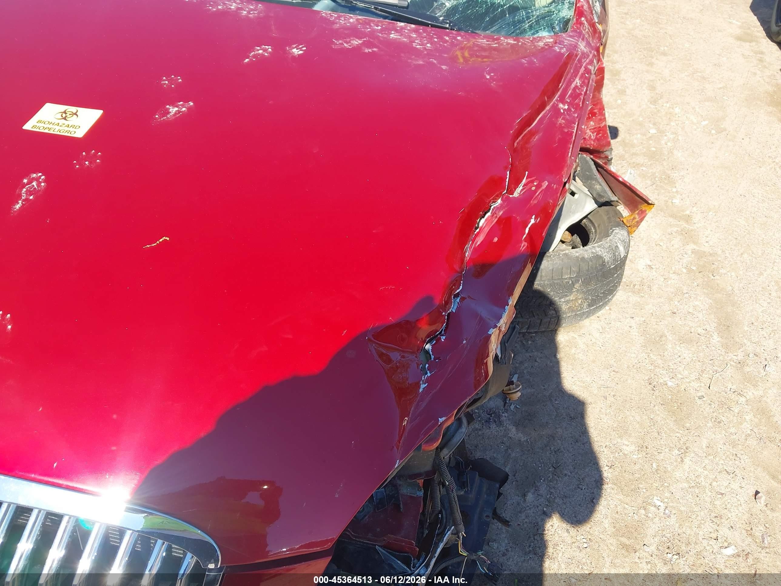 2011 Buick Lucerne Cxl Red vin: 1G4HC5EM7BU149323