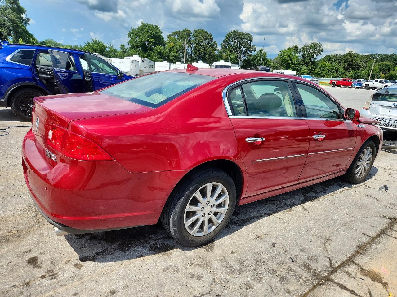 2010 Buick Lucerne Cxl Red vin: 1G4HC5EM9AU137799