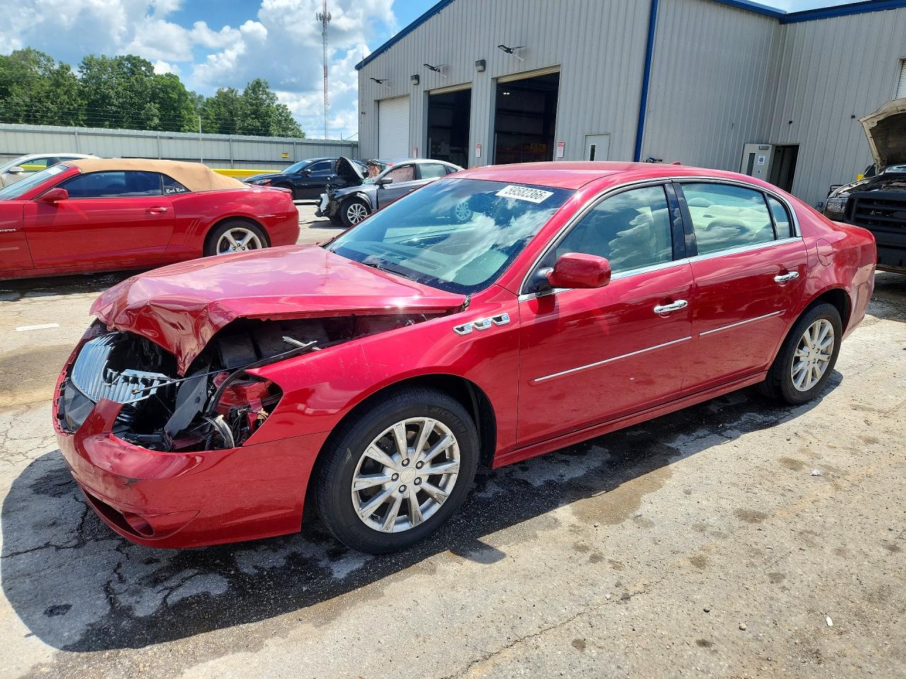 2010 Buick Lucerne Cxl Red vin: 1G4HC5EM9AU137799