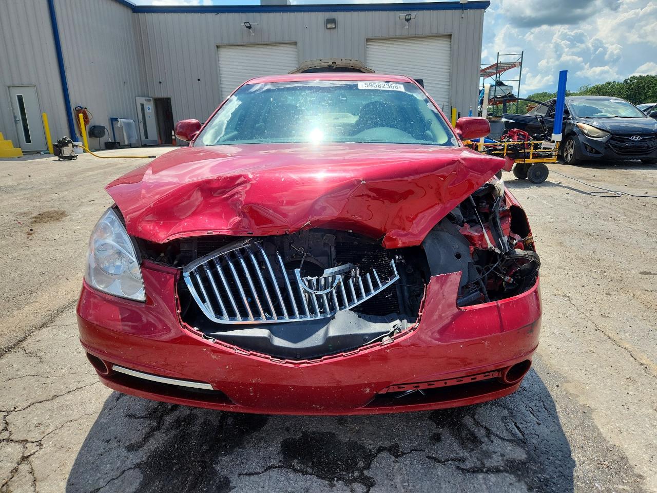 2010 Buick Lucerne Cxl Red vin: 1G4HC5EM9AU137799