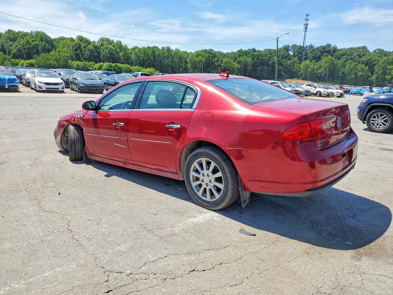 2011 Buick Lucerne Cxl Red vin: 1G4HC5EM9BU119501